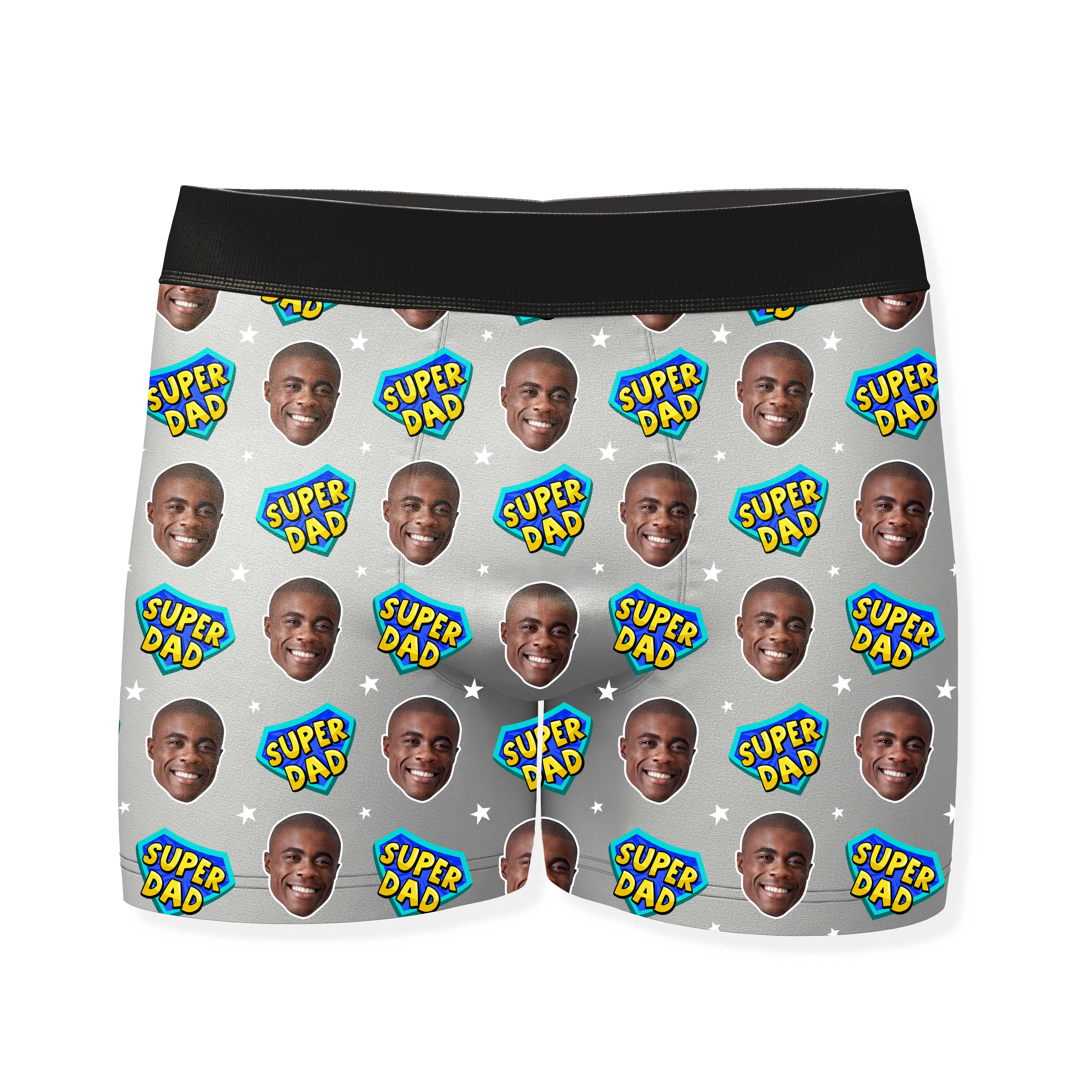 Dad Superhero Custom Boxers