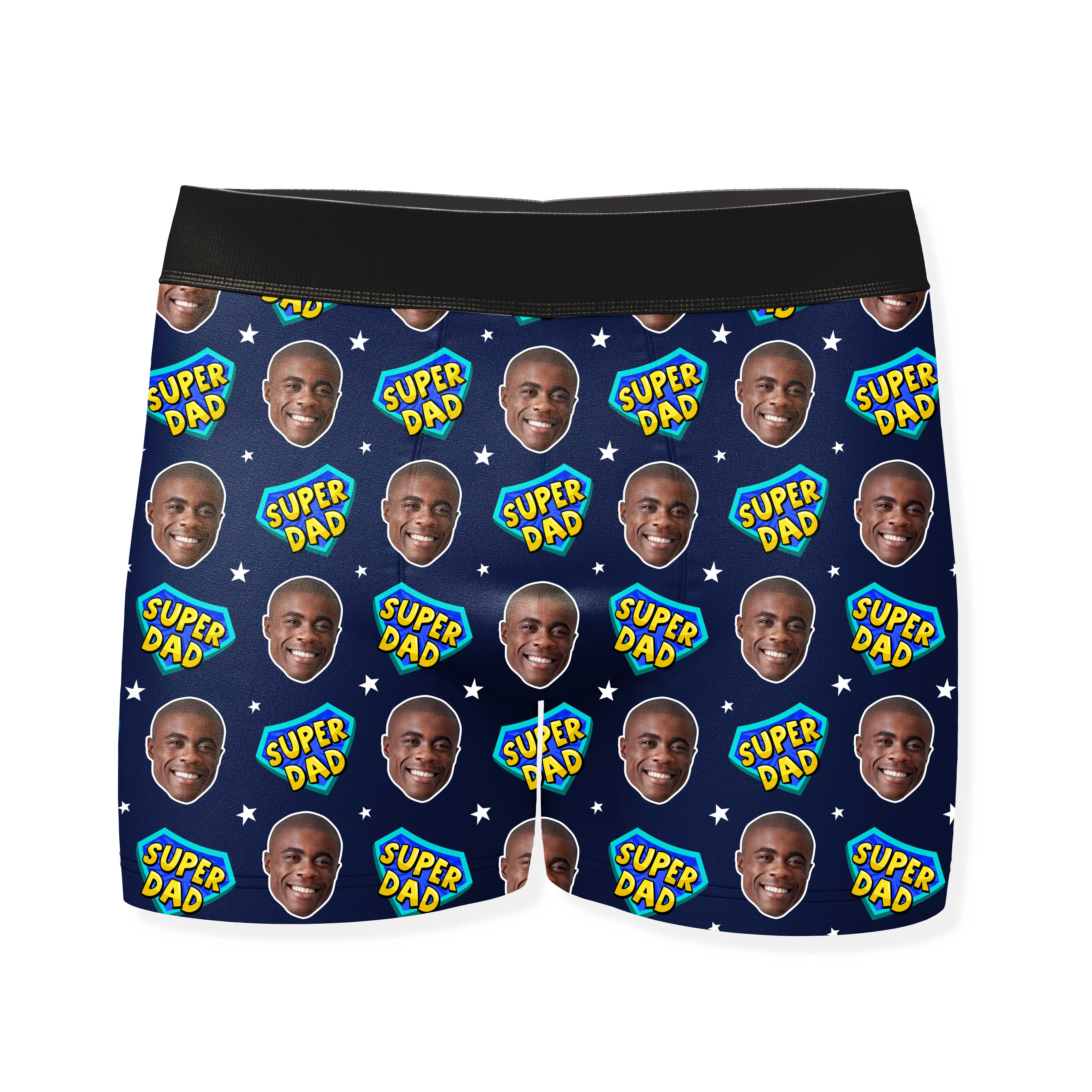 Dad Superhero Custom Boxers