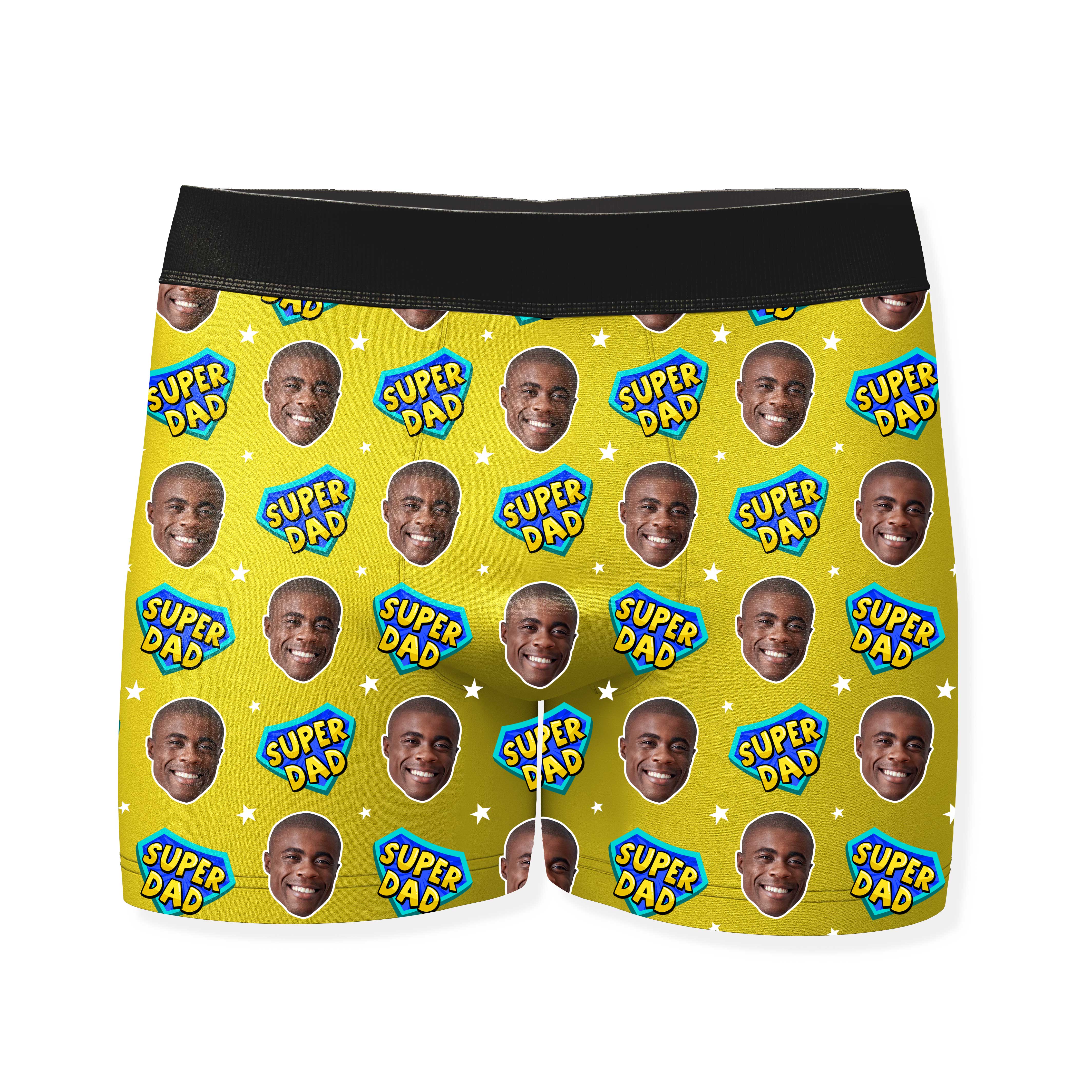 Dad Superhero Custom Boxers