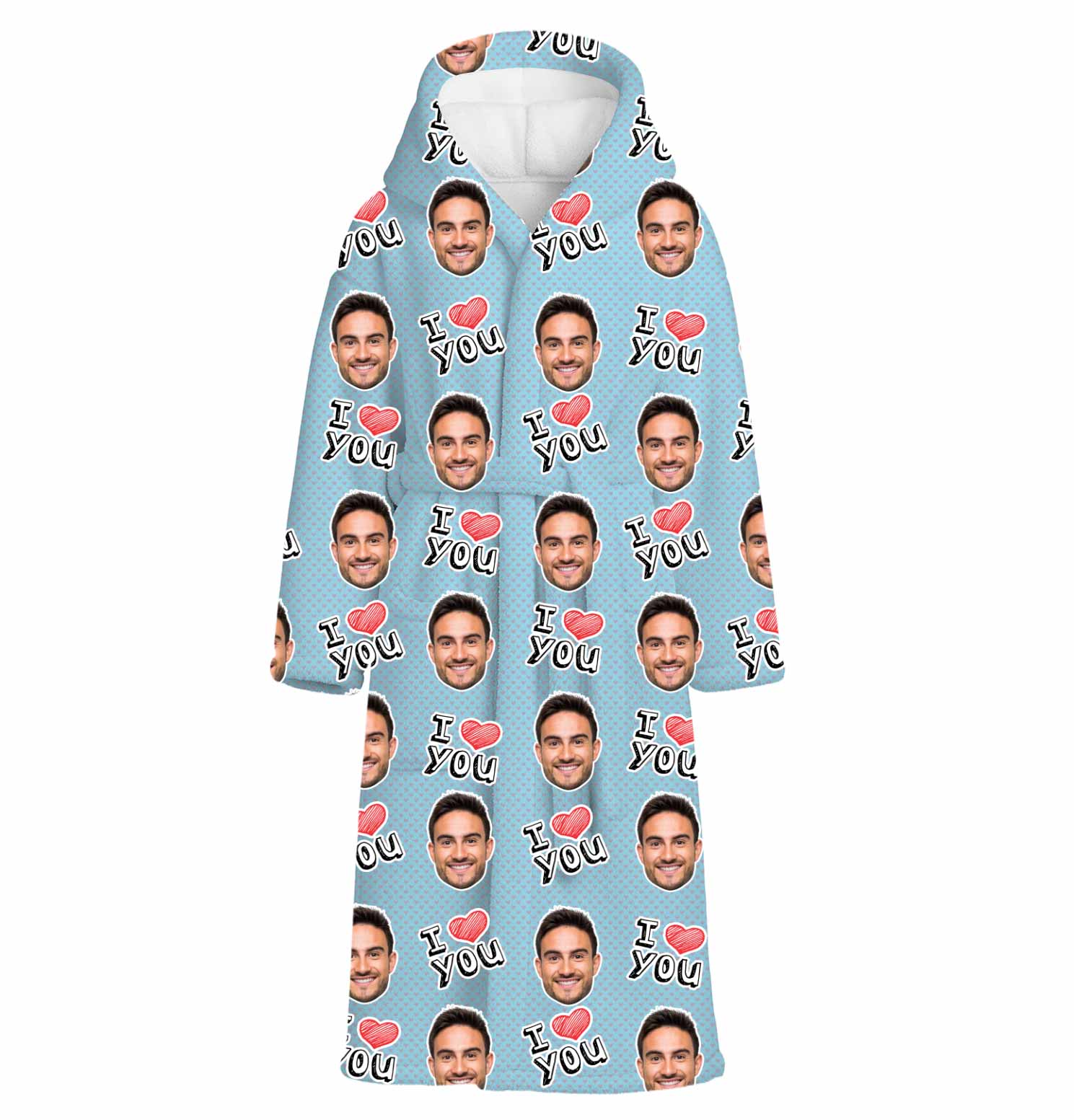 I Heart You Custom Robe