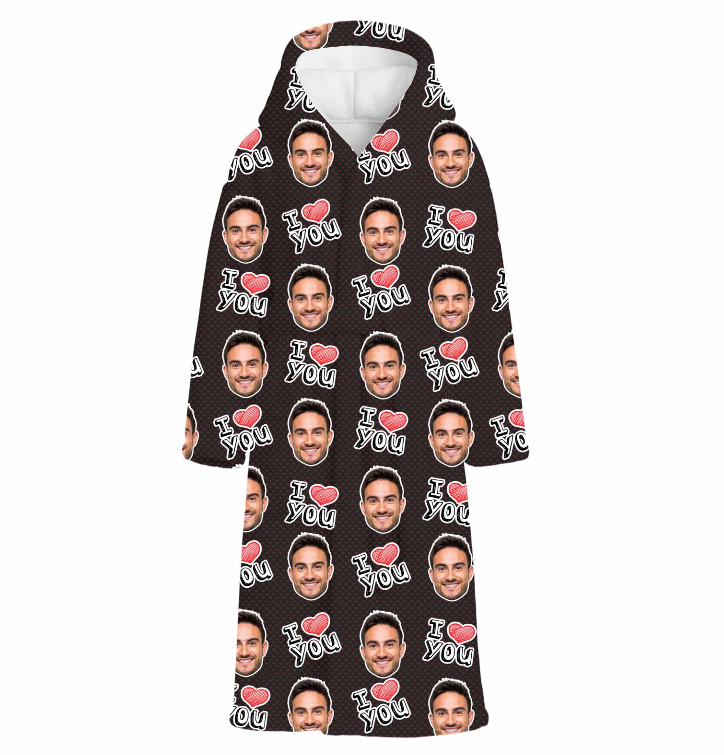 I Heart You Custom Robe