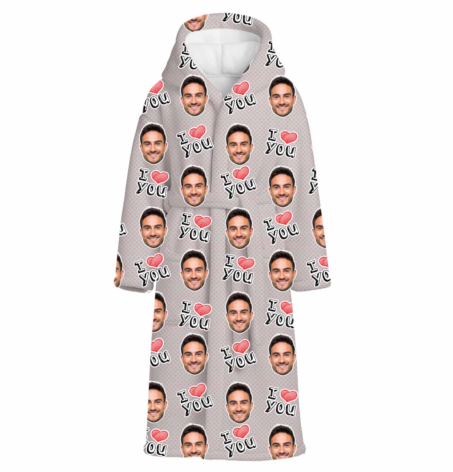 I Heart You Custom Robe