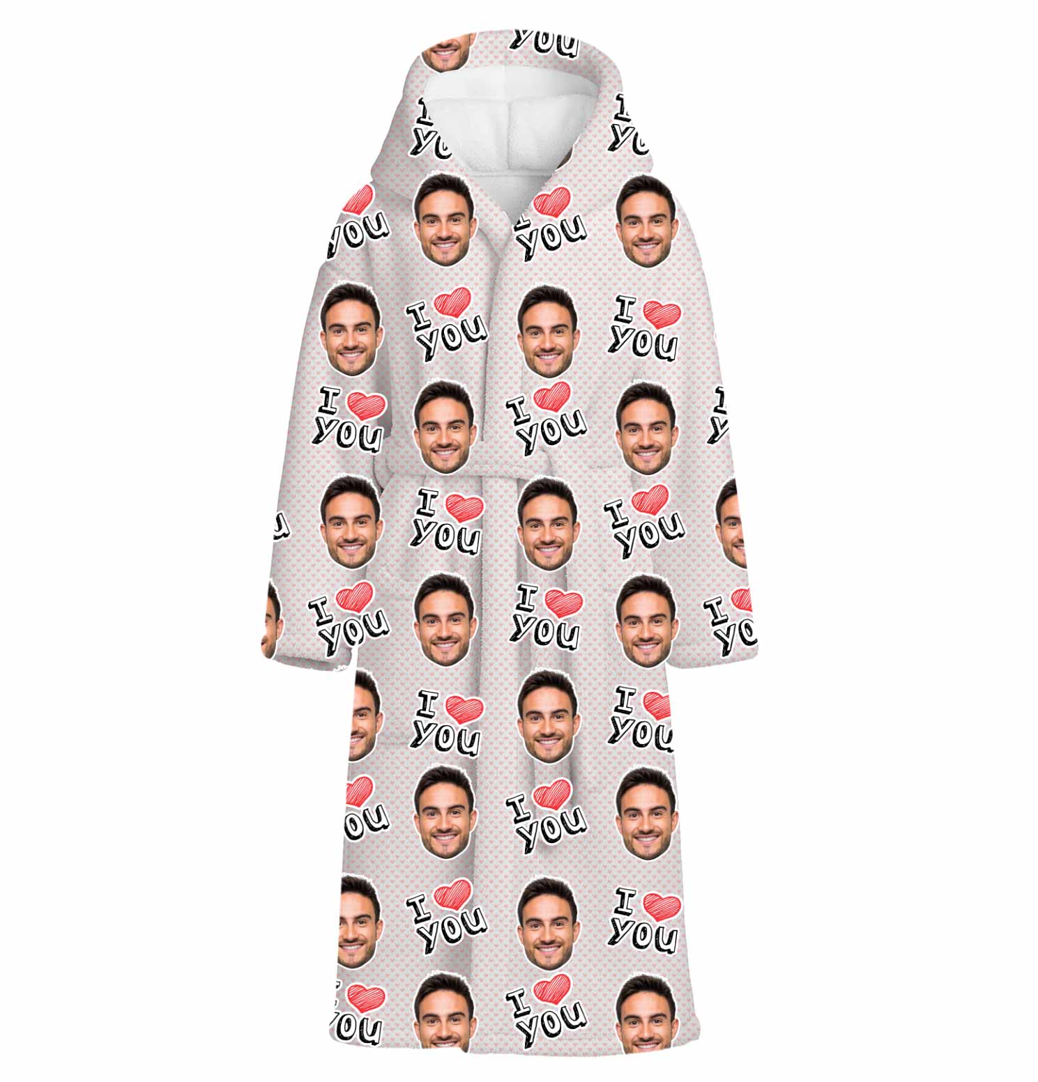 I Heart You Custom Robe