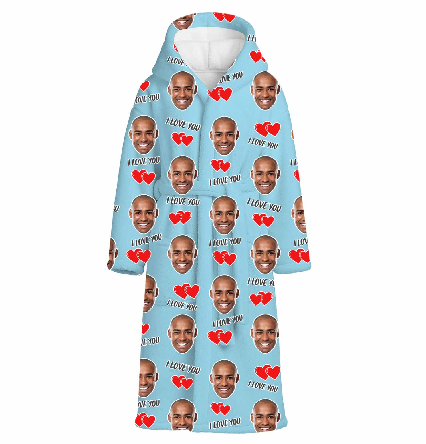 I Love You Custom Robe