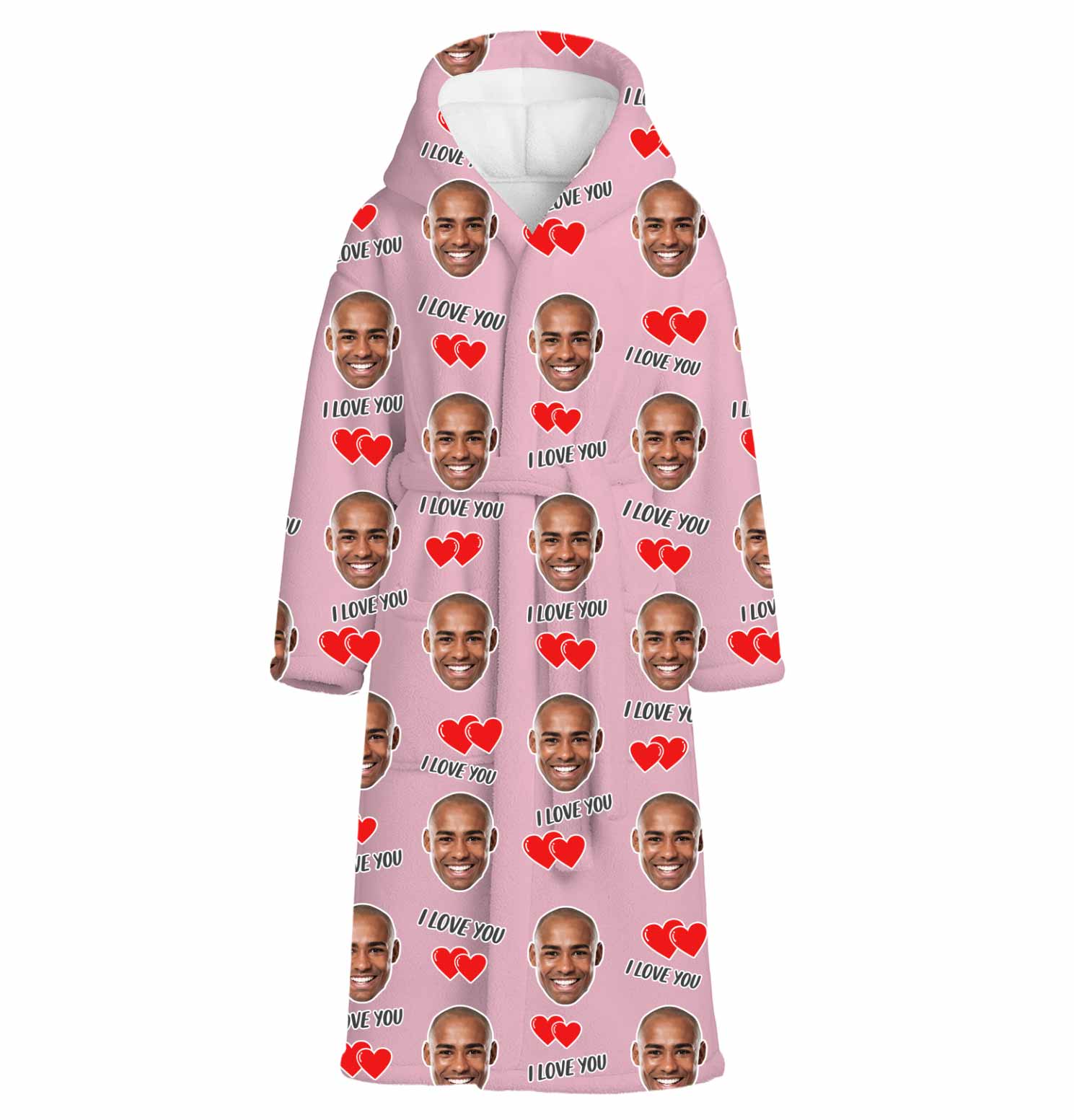 I Love You Custom Robe