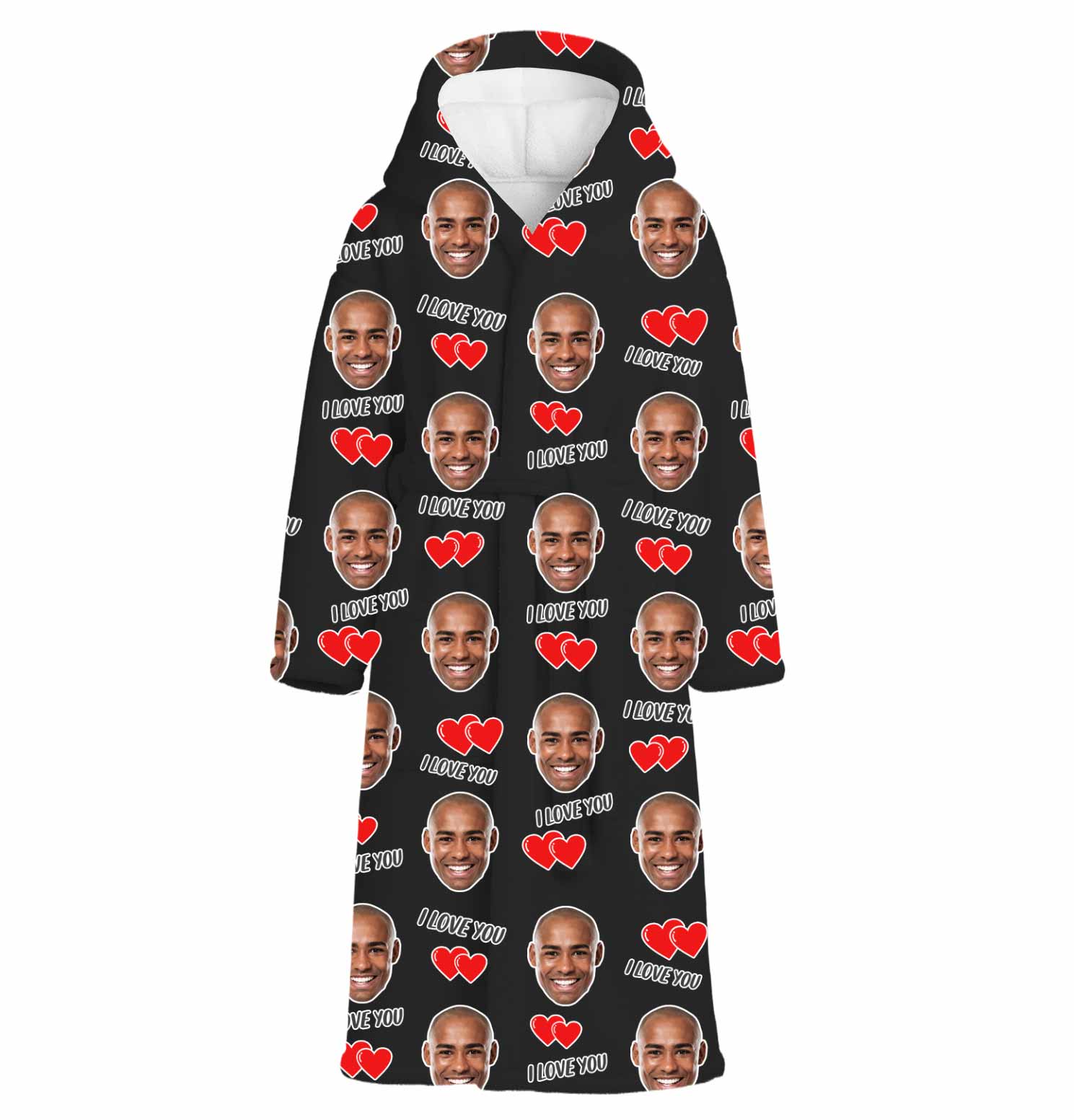 I Love You Custom Robe