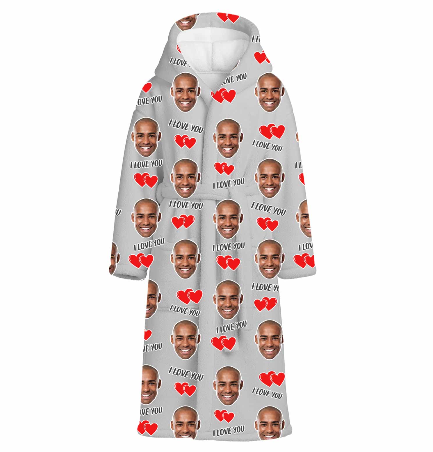 I Love You Custom Robe