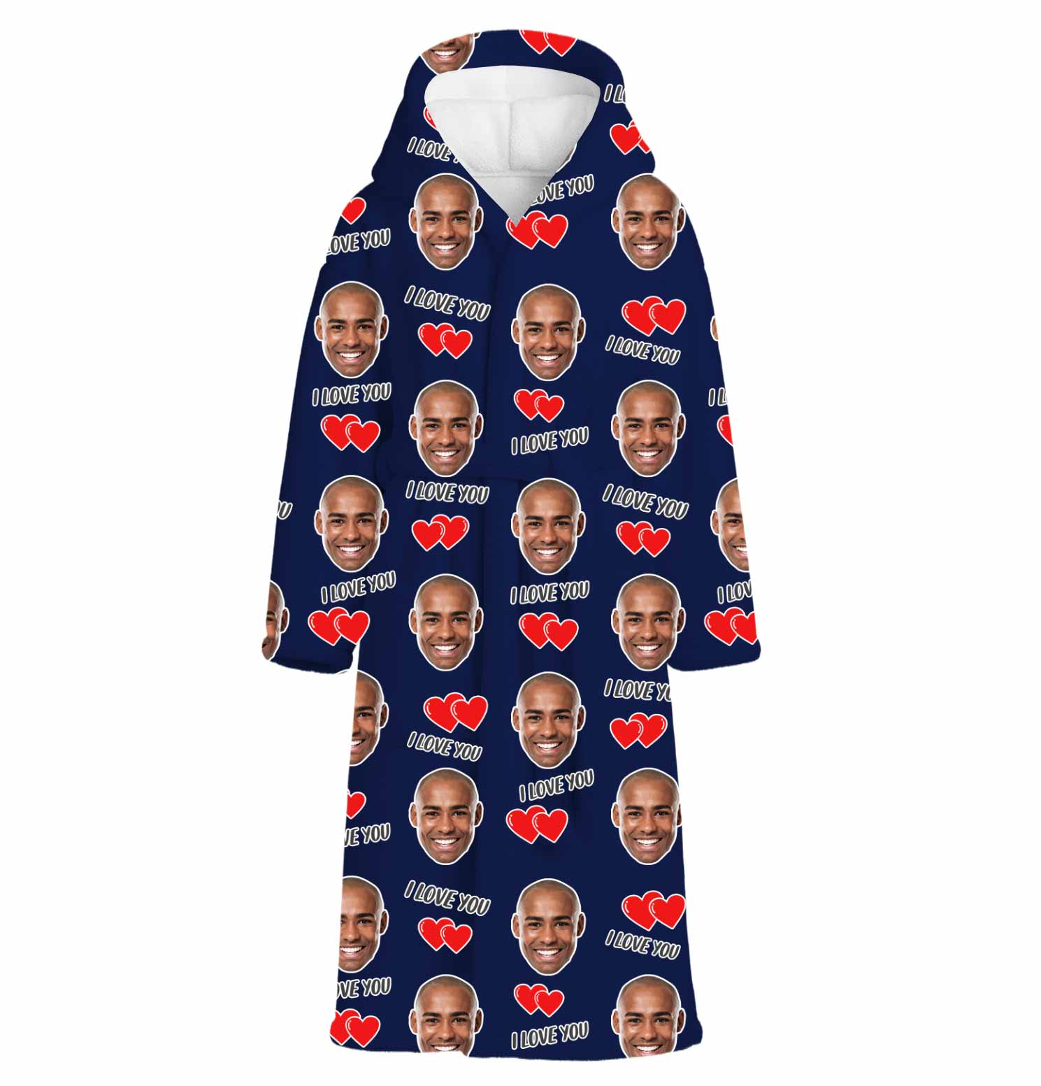 I Love You Custom Robe
