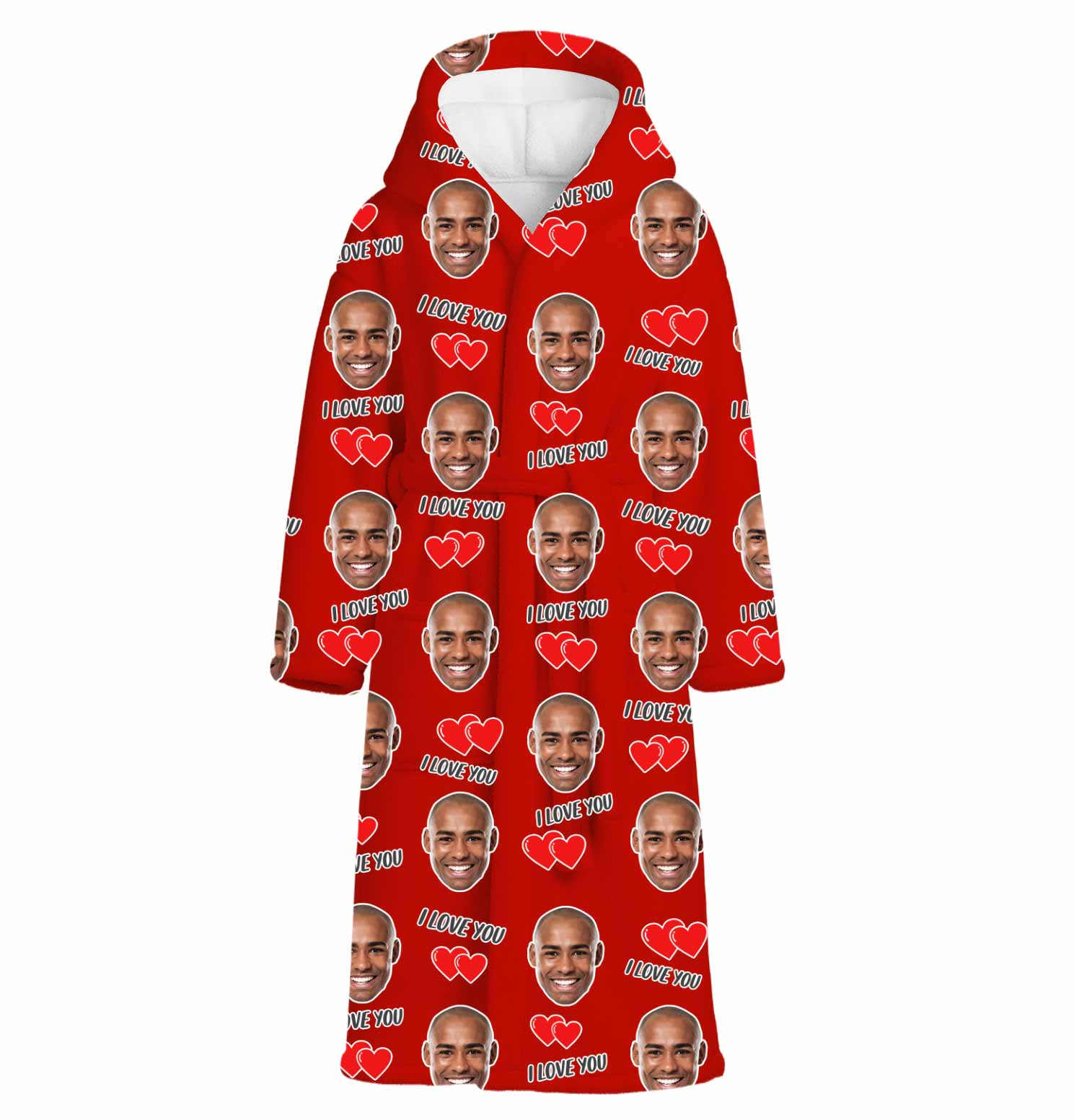 I Love You Custom Robe