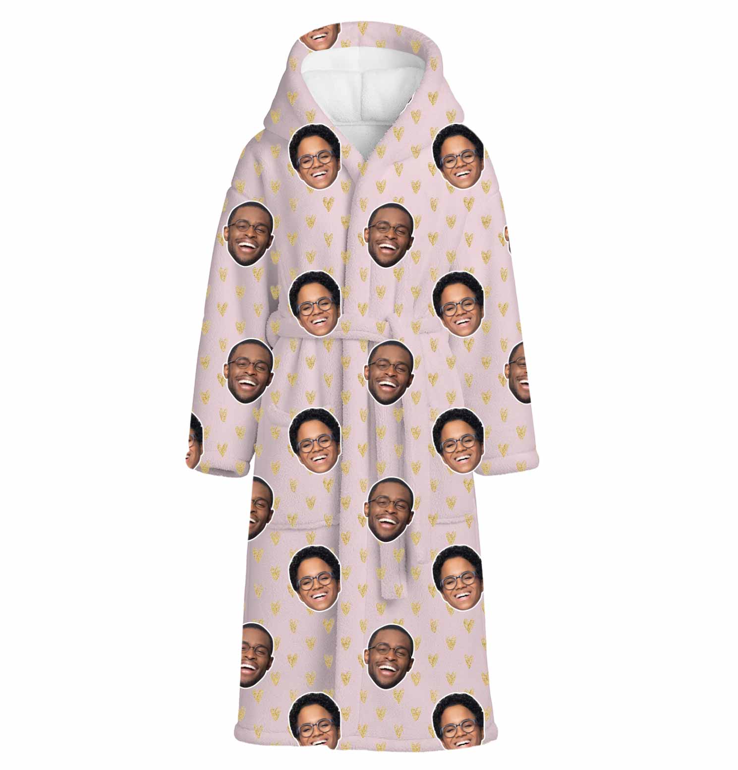 Gold Hearts Custom Robe