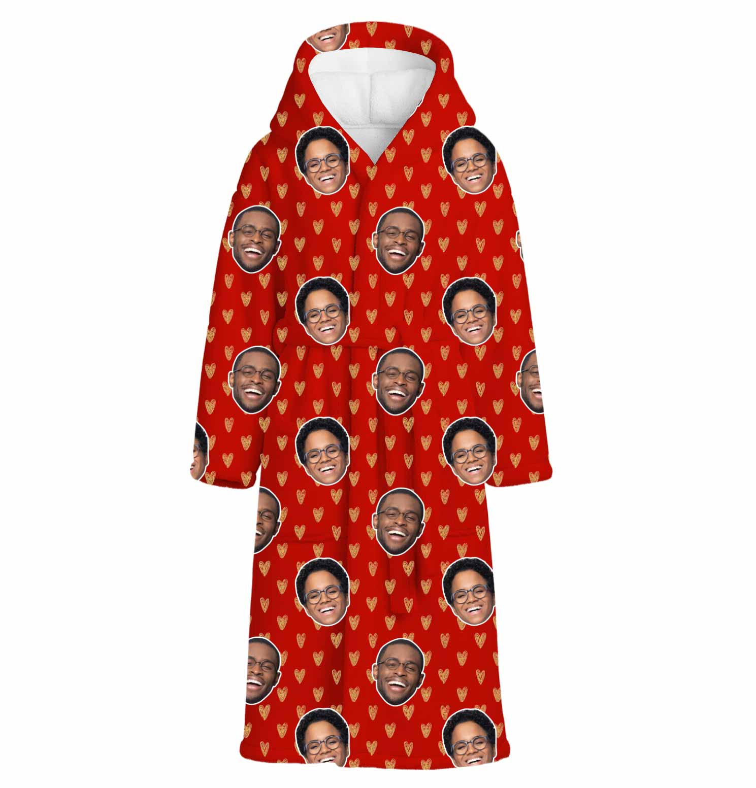 Gold Hearts Custom Robe