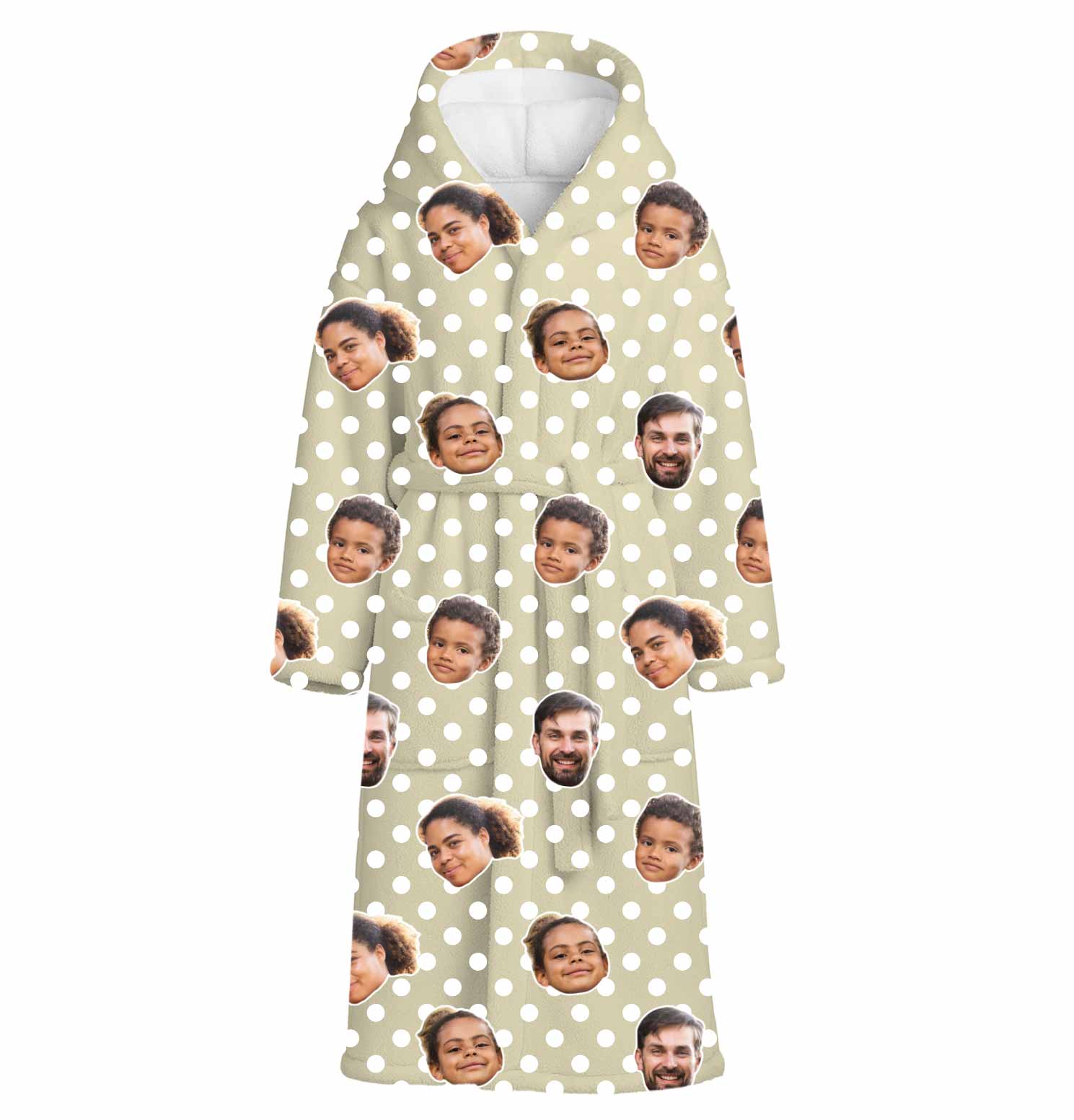 Polka Dot Custom Robe