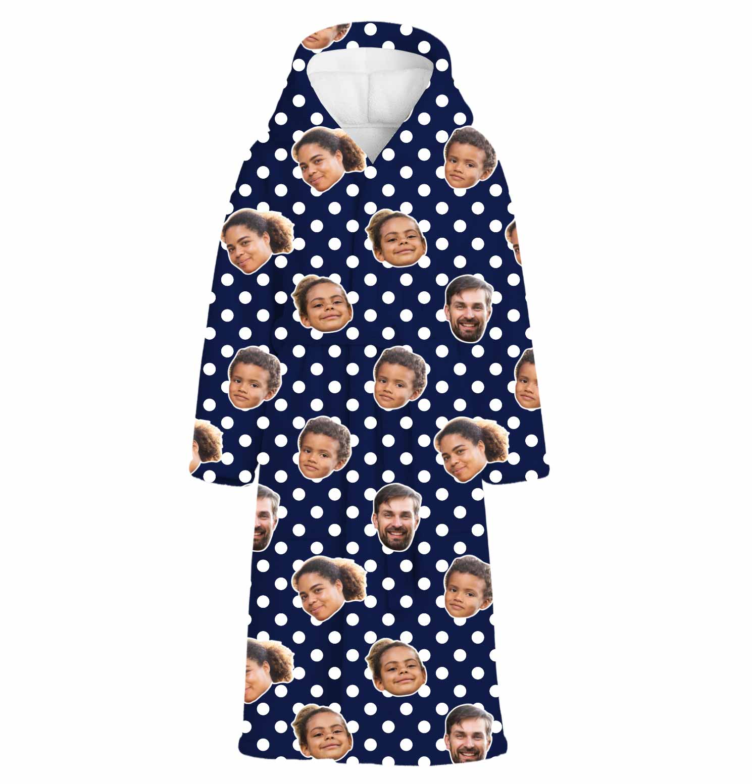 Polka Dot Custom Robe