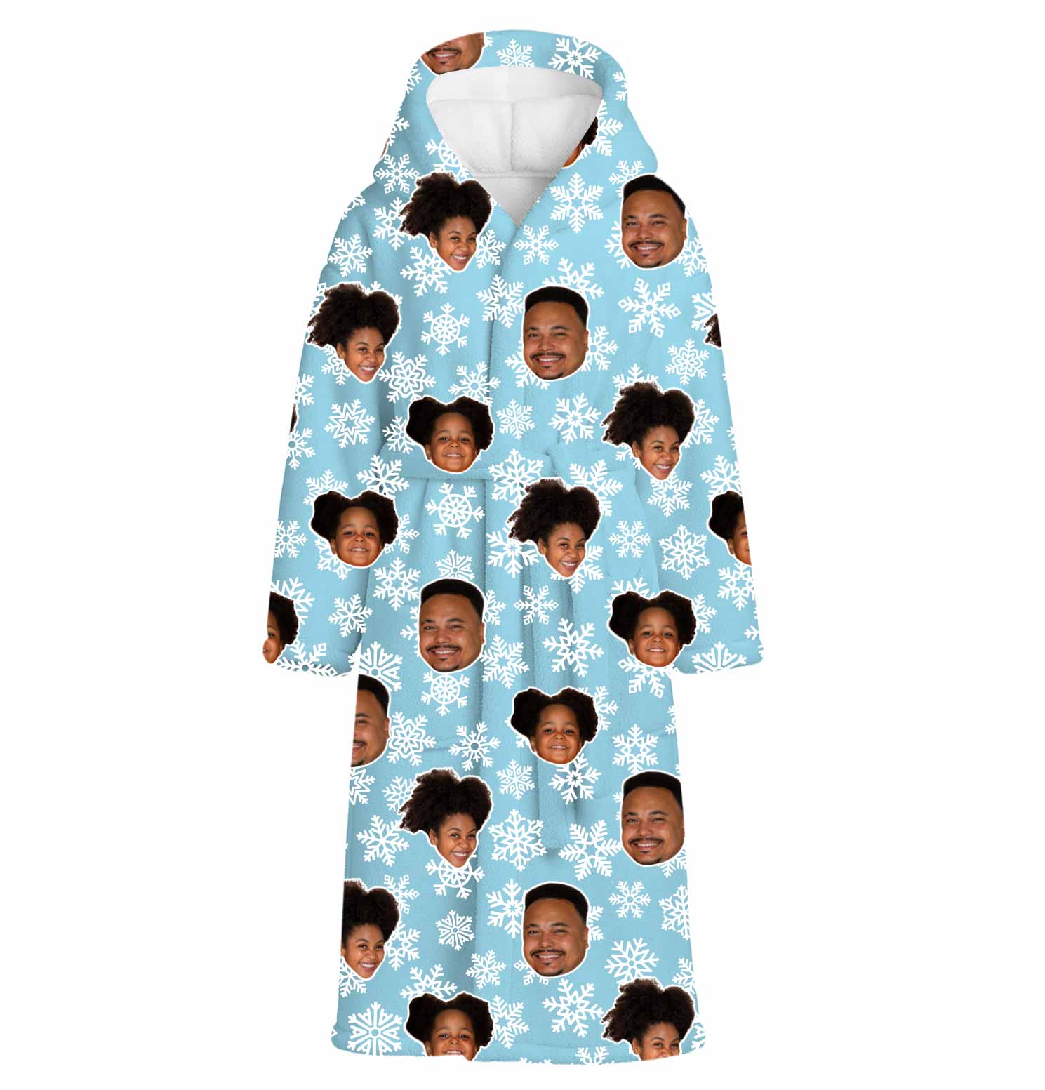 Christmas Snowflakes Custom Robe