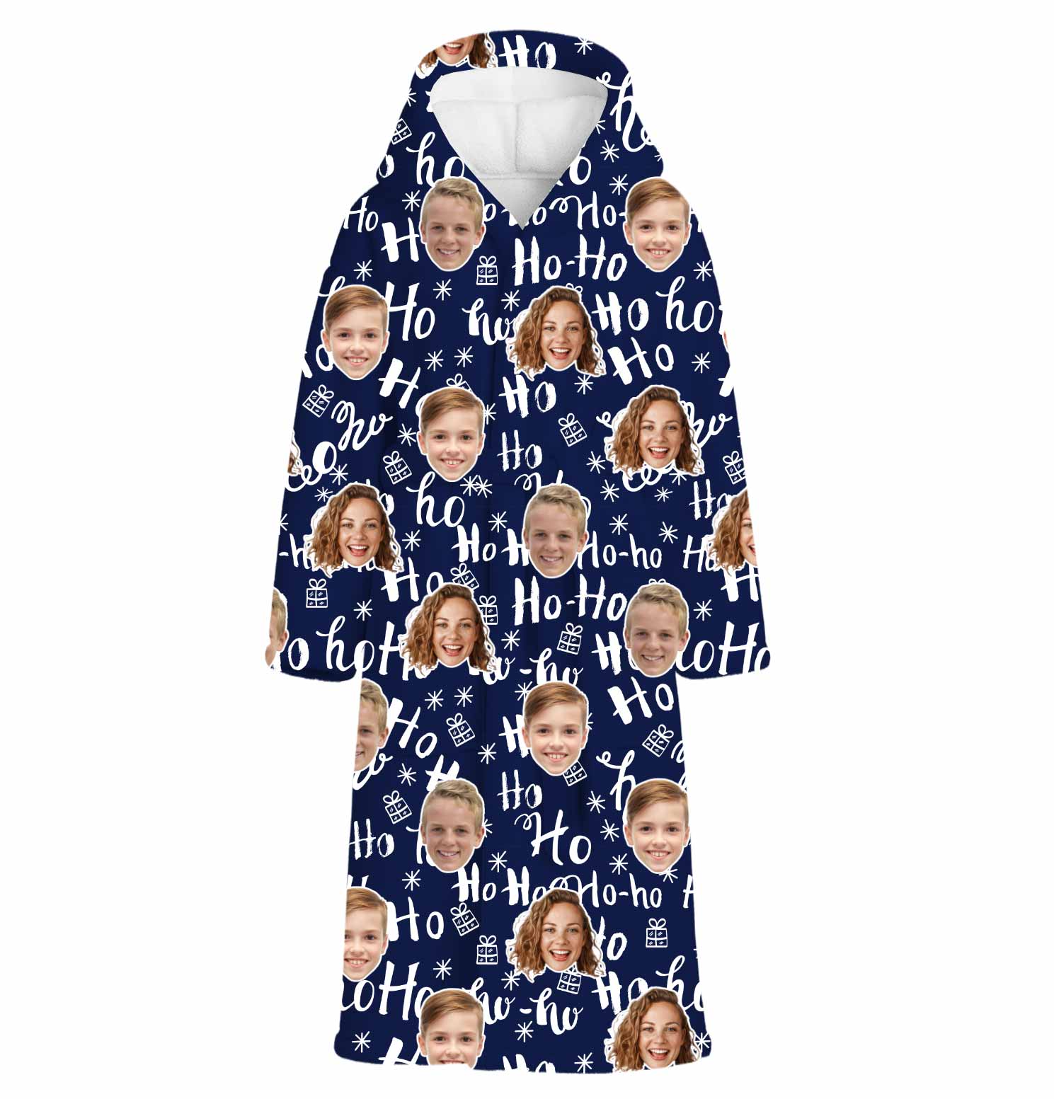 Christmas Ho Ho Ho Custom Robe