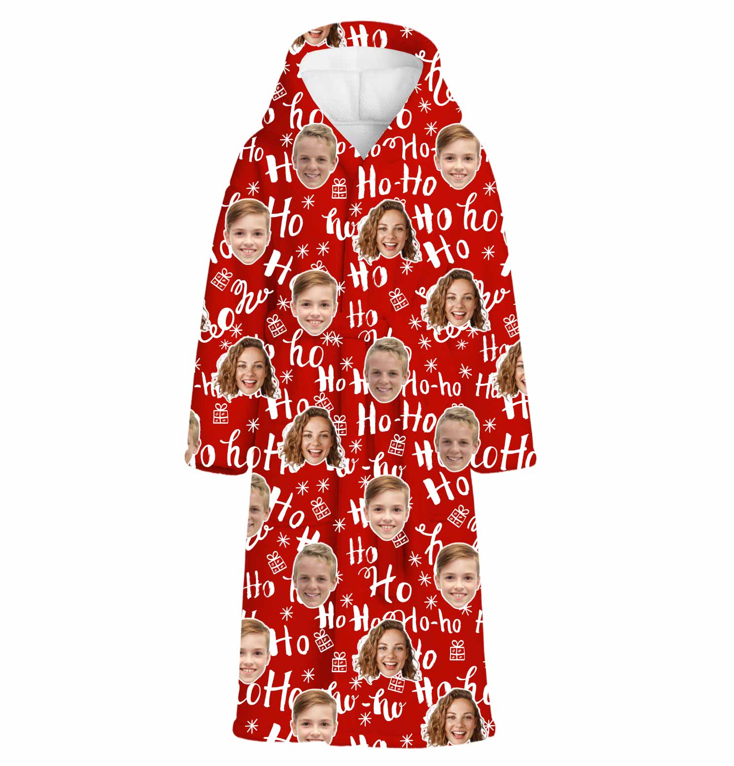 Christmas Ho Ho Ho Custom Robe