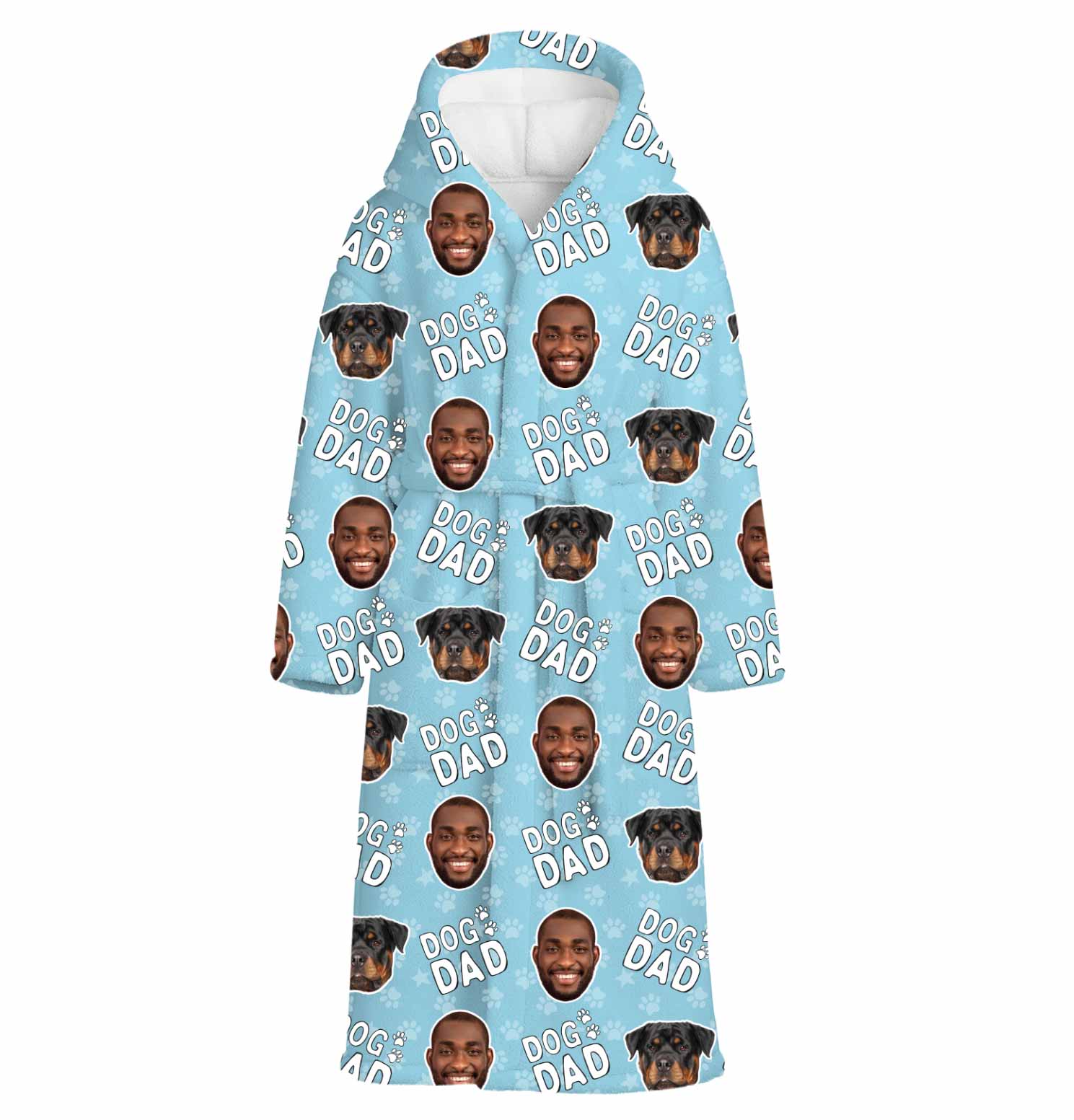 Dog Dad Custom Robe