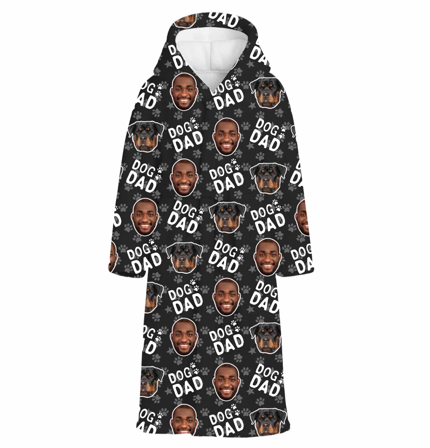 Dog Dad Custom Robe