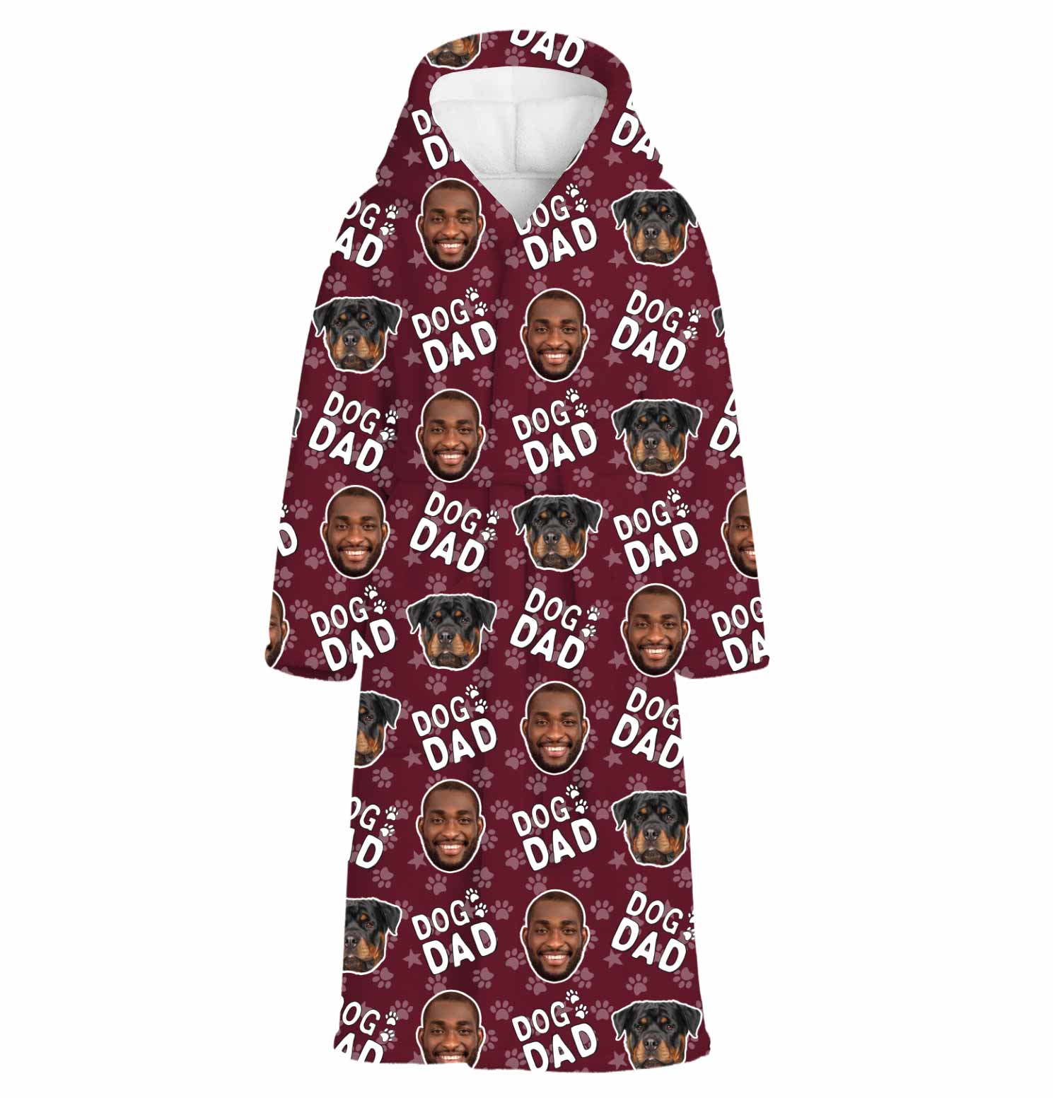 Dog Dad Custom Robe