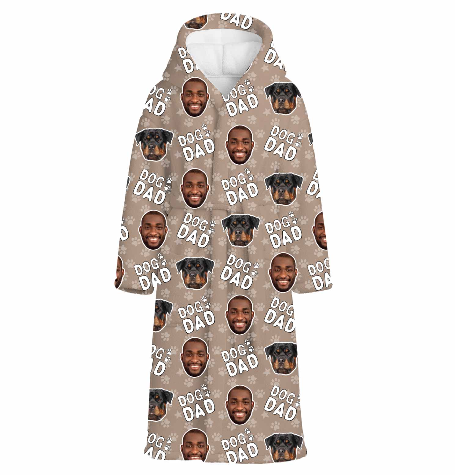 Dog Dad Custom Robe