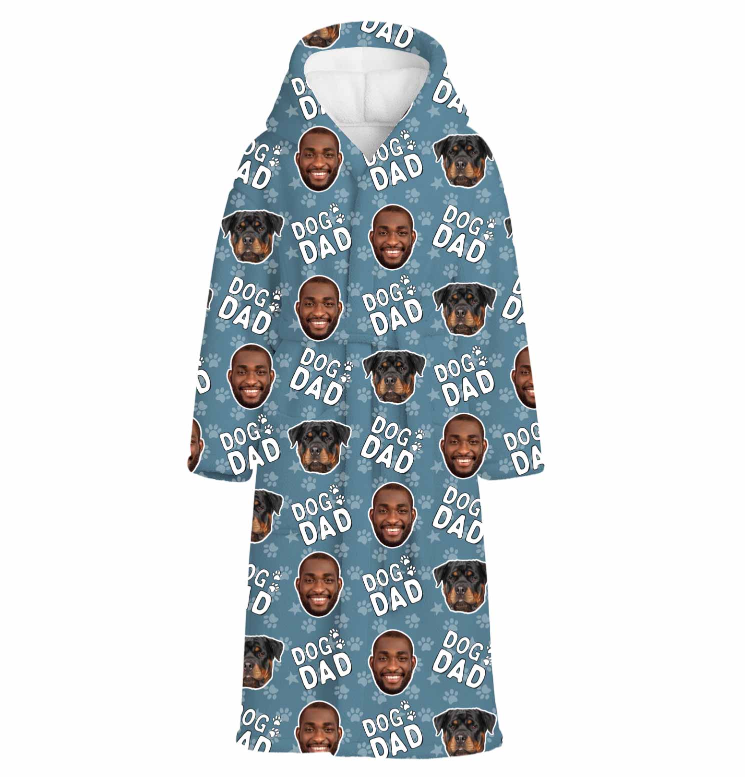 Dog Dad Custom Robe
