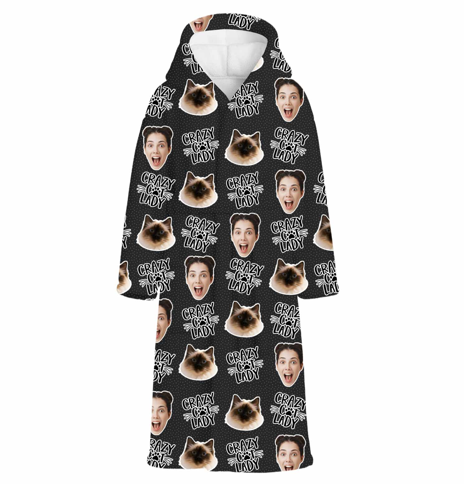 Crazy Cat Lady Custom Robe