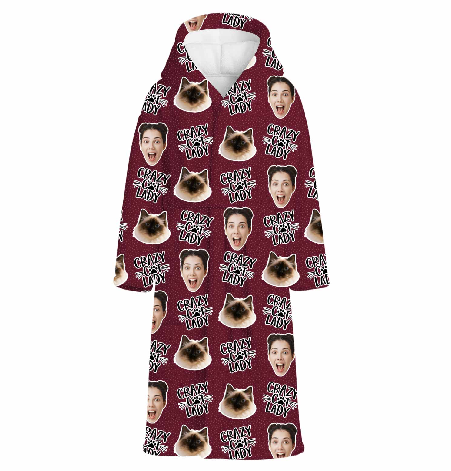 Crazy Cat Lady Custom Robe