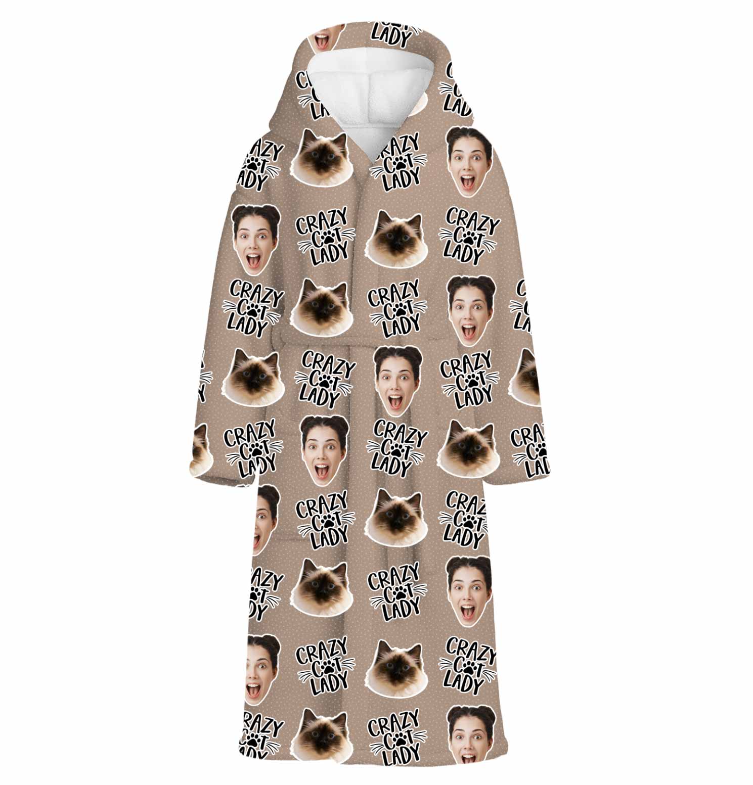 Crazy Cat Lady Custom Robe