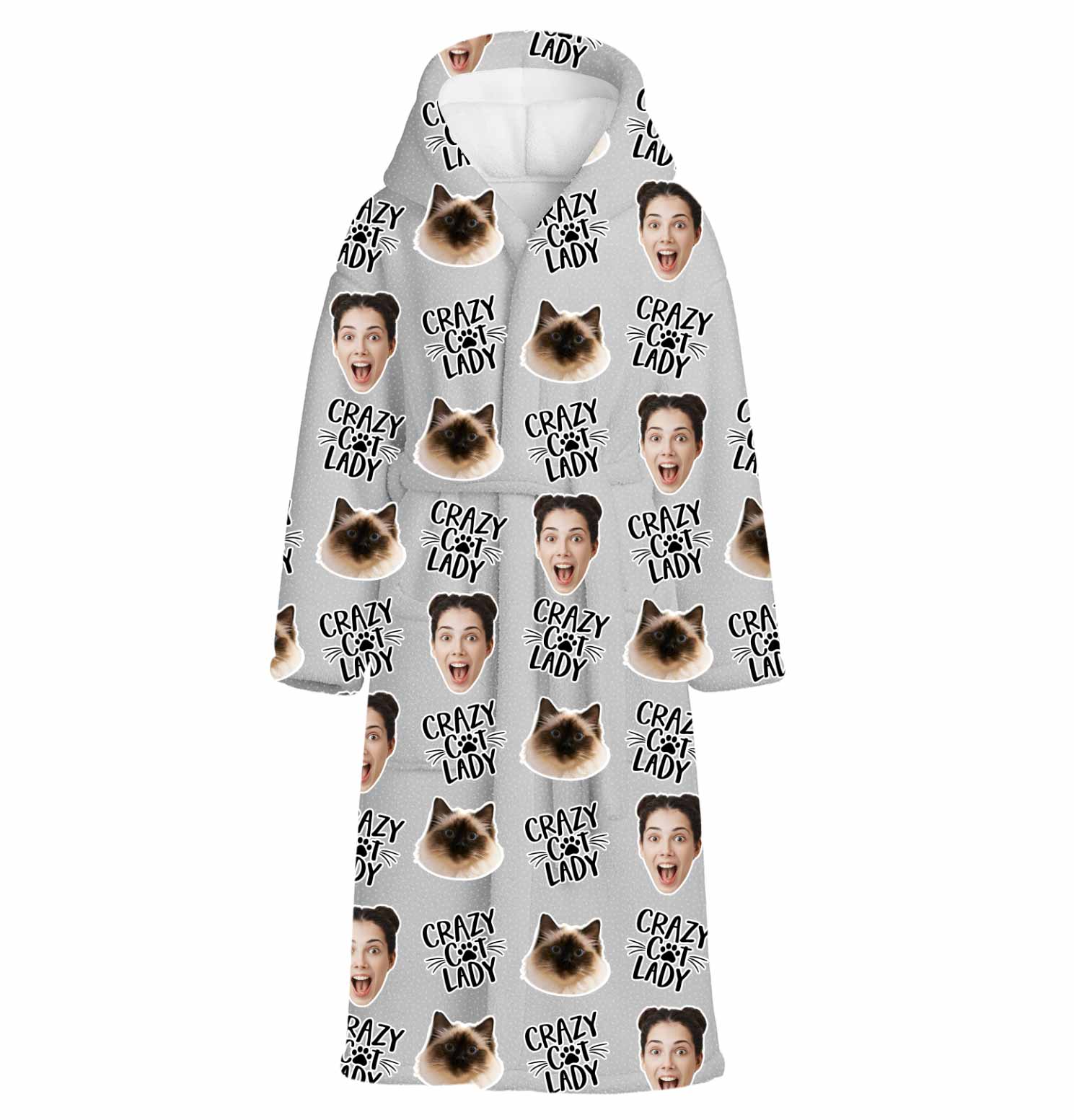 Crazy Cat Lady Custom Robe