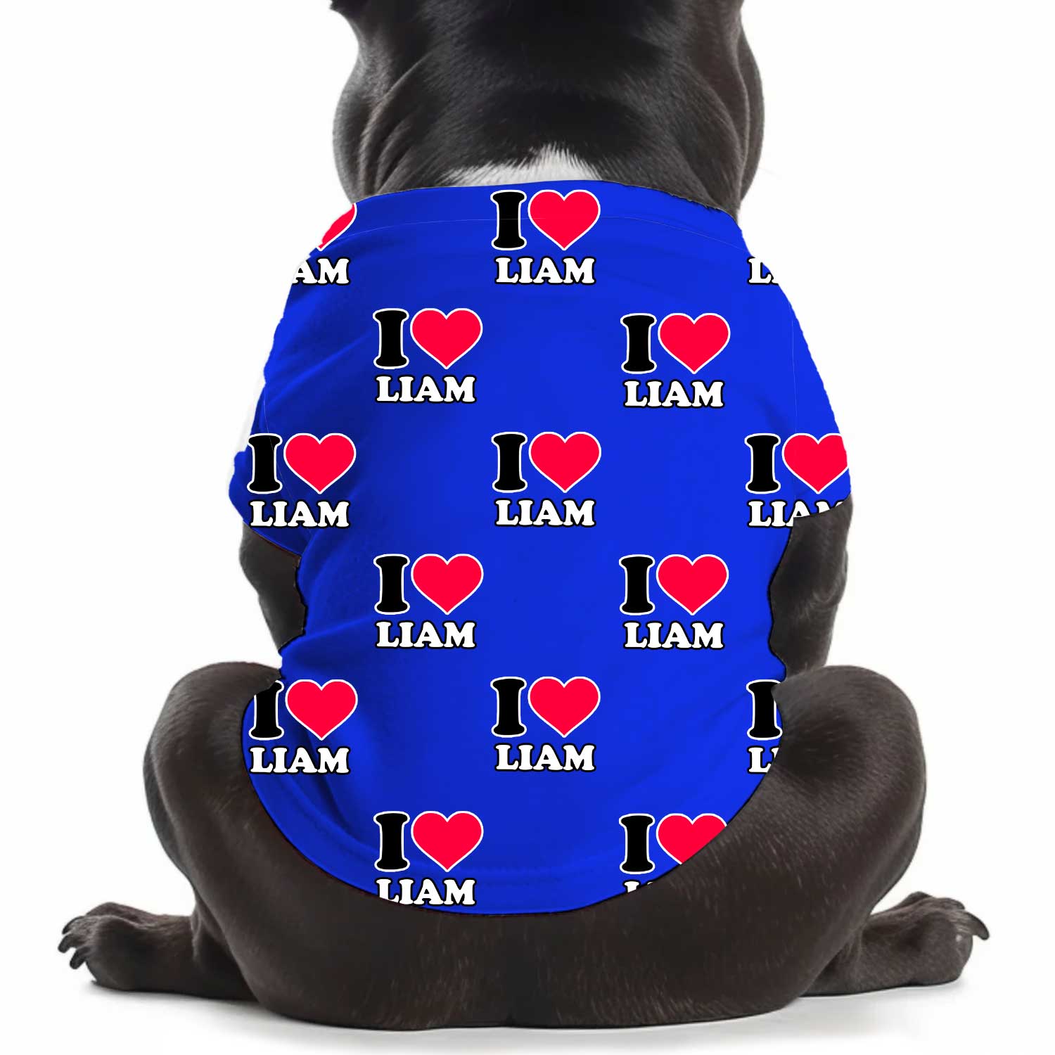 I Heart [Name] Personalized Dog T Shirt