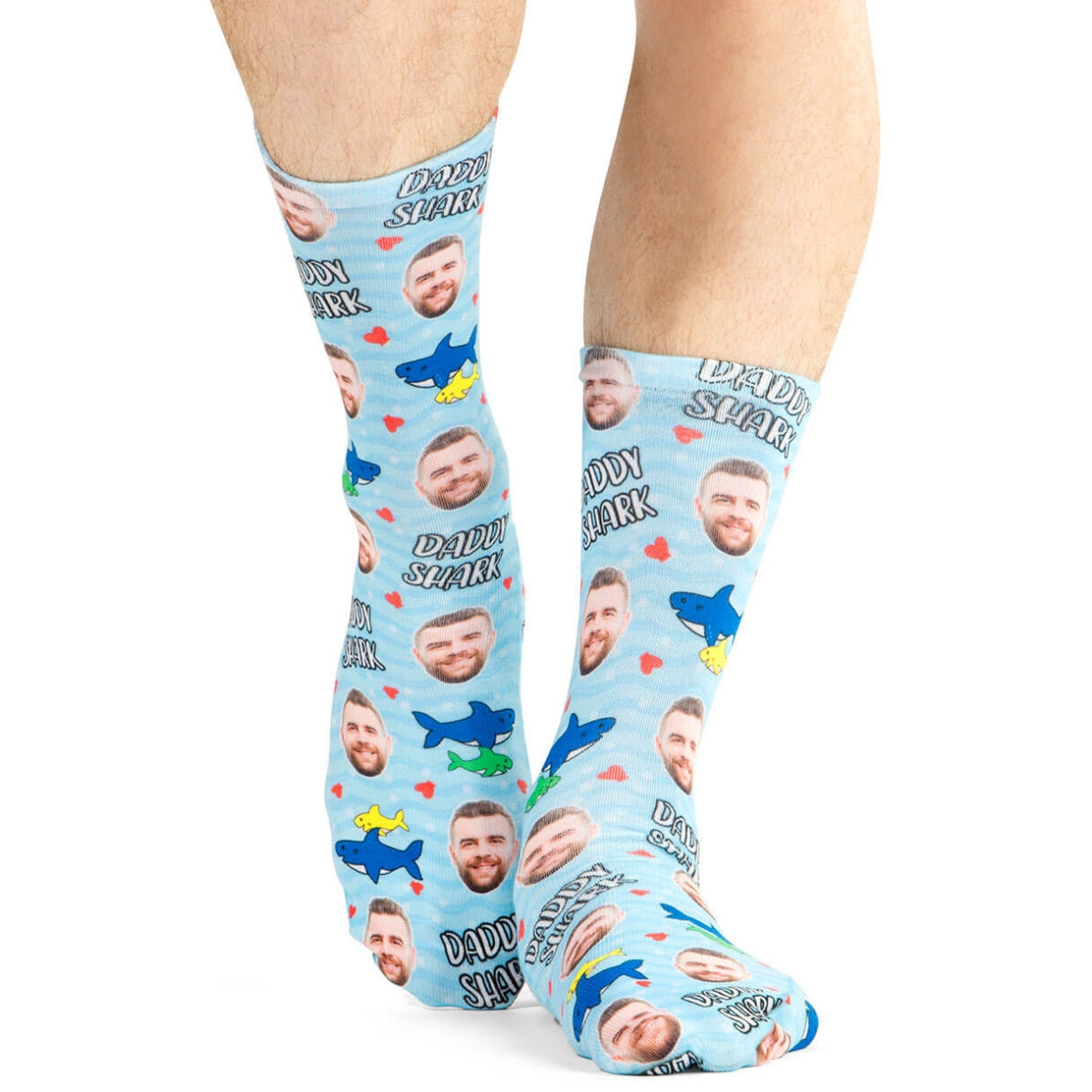 Daddy Shark Custom Socks