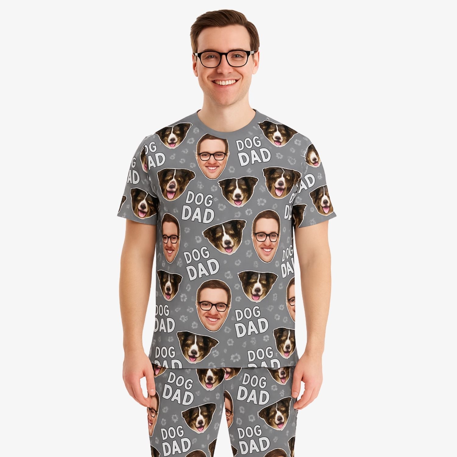 Men's Dog Dad Custom Pajamas