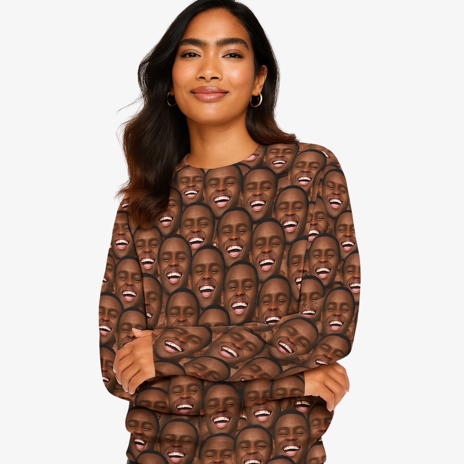 Face Mash Custom Sweatshirt