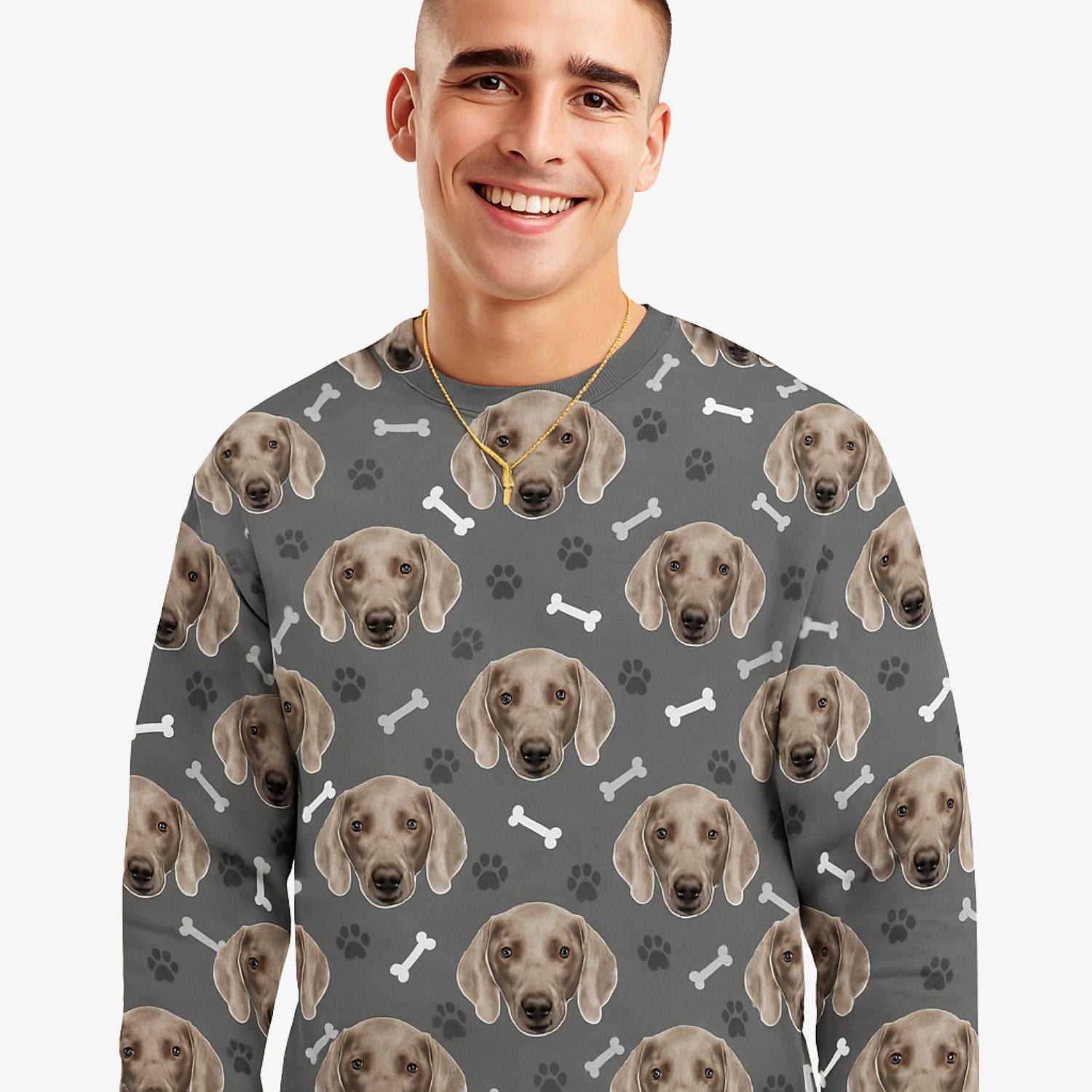 Dogsy Pattern Custom Sweatshirt