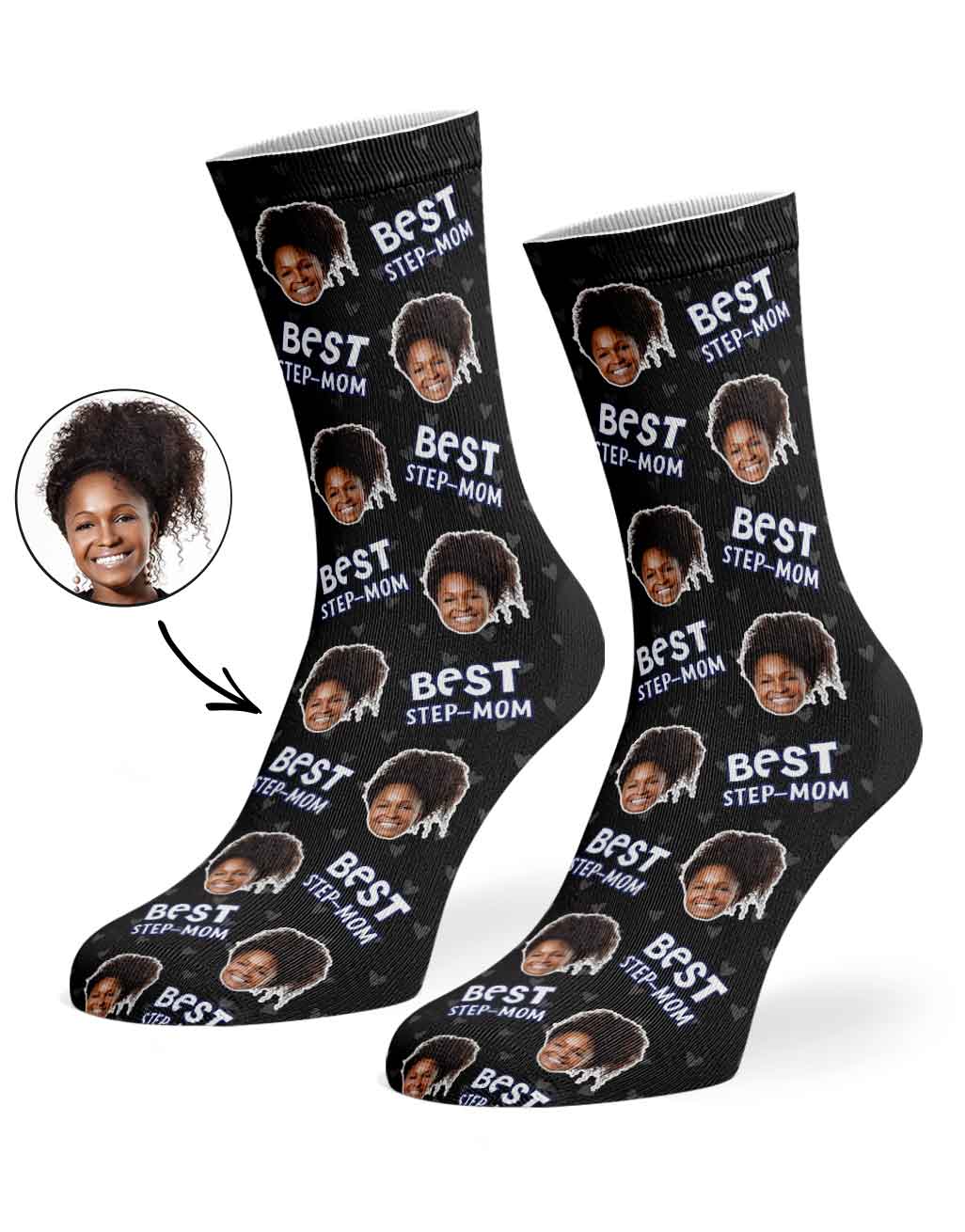 Best Step-Mom Custom Socks
