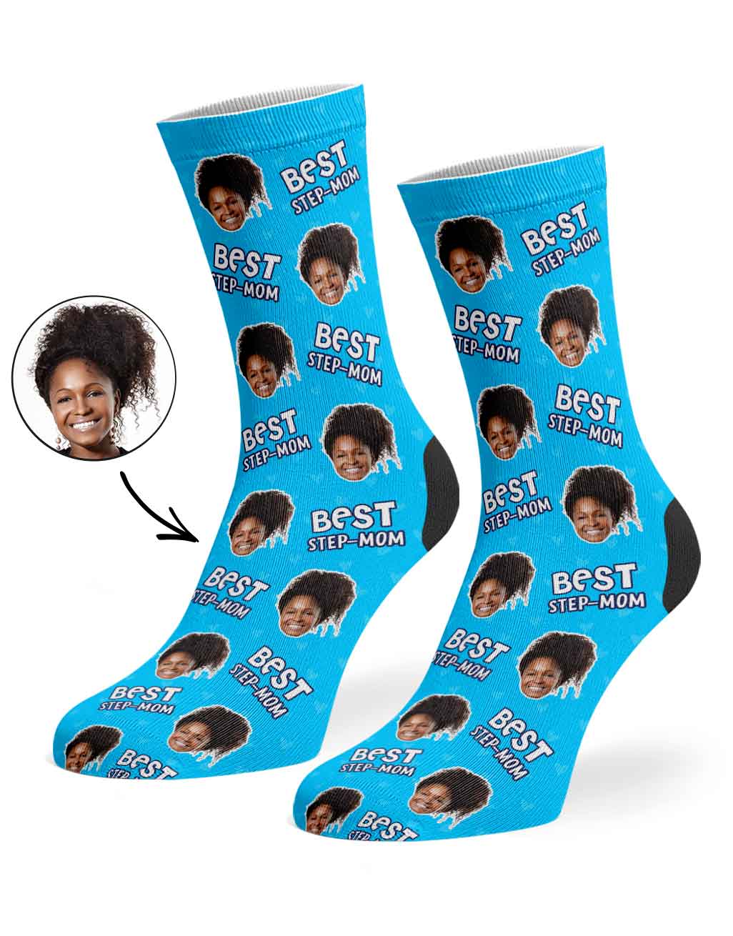 Best Step-Mom Custom Socks