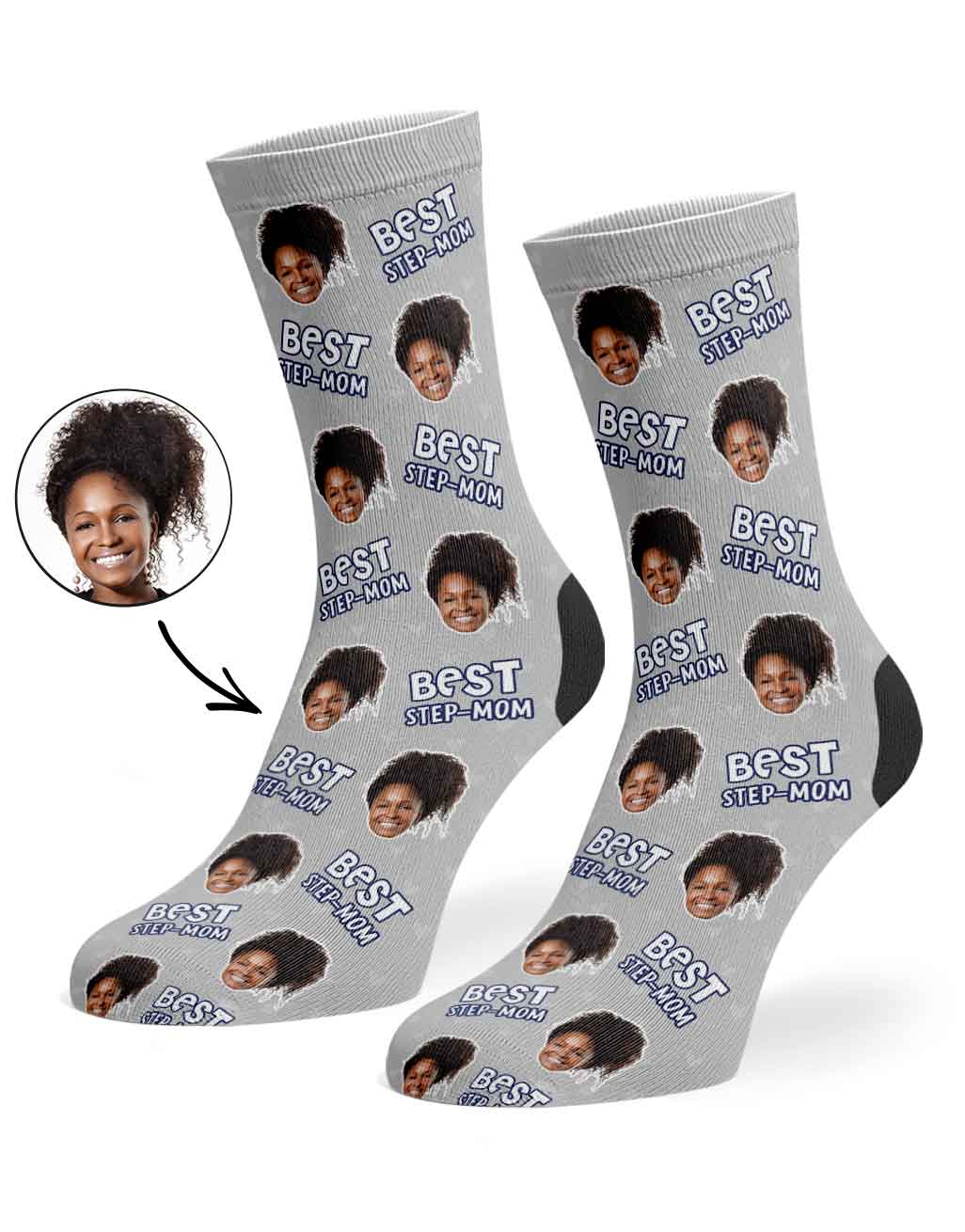 Best Step-Mom Custom Socks