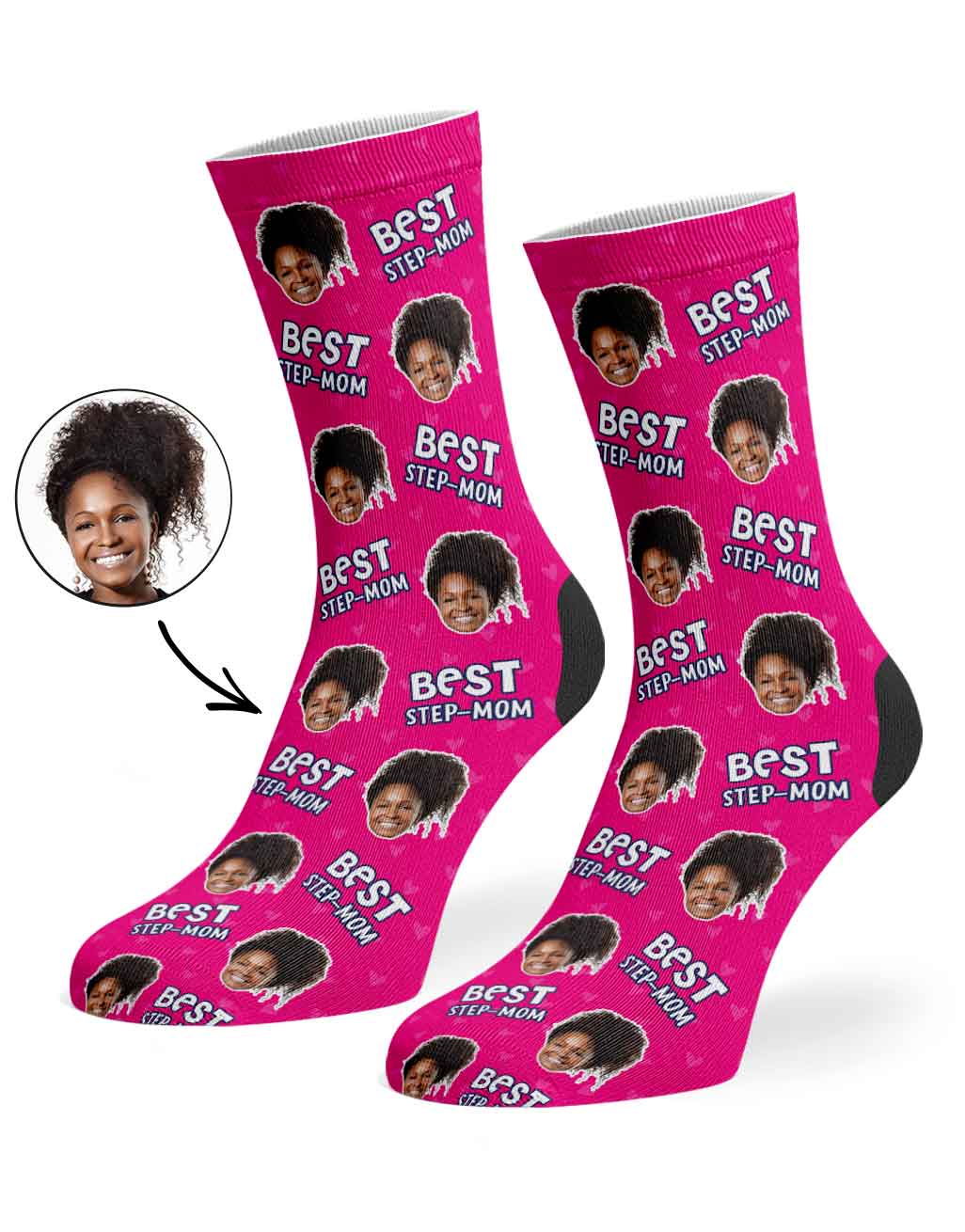 Best Step-Mom Custom Socks