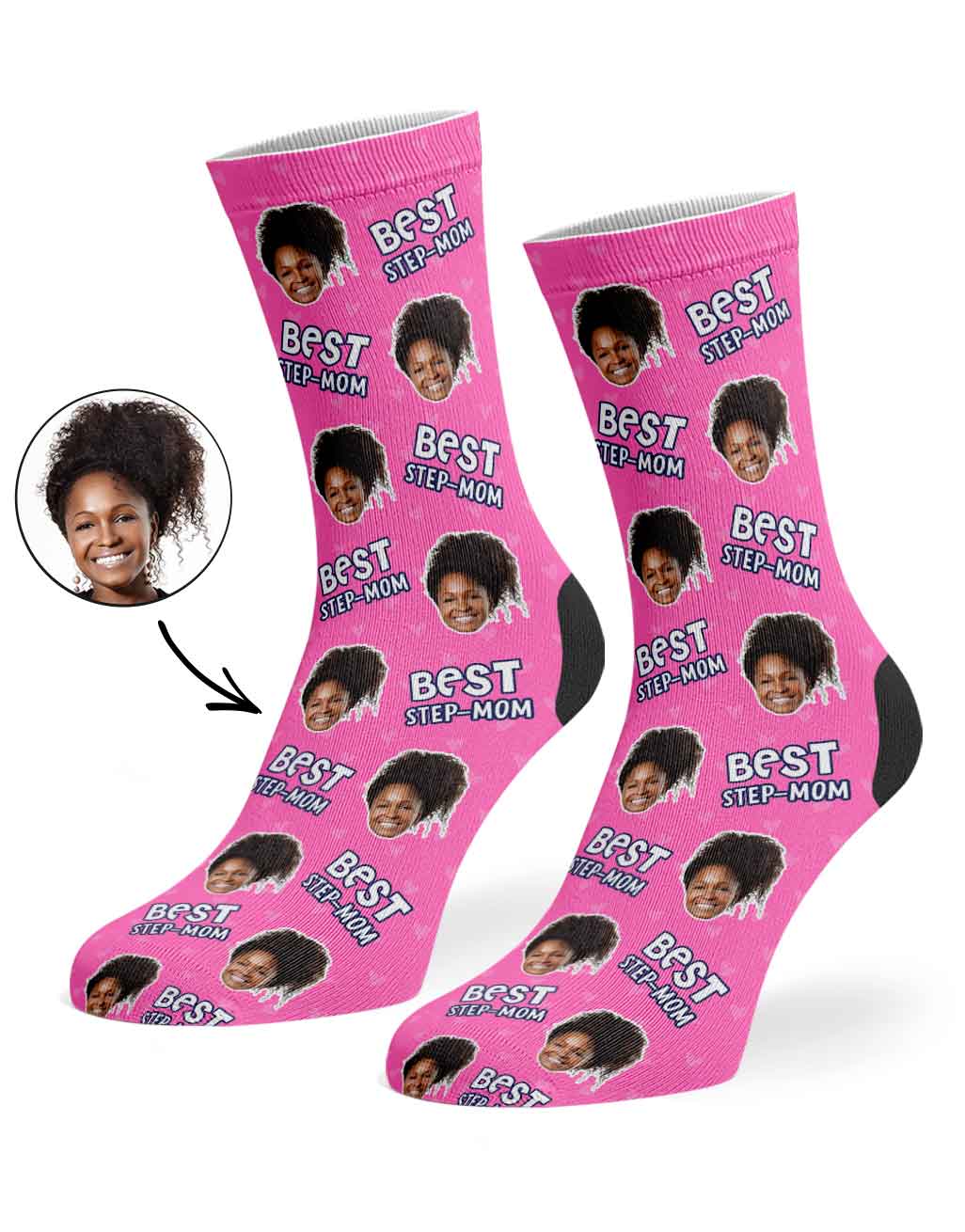 Best Step-Mom Custom Socks