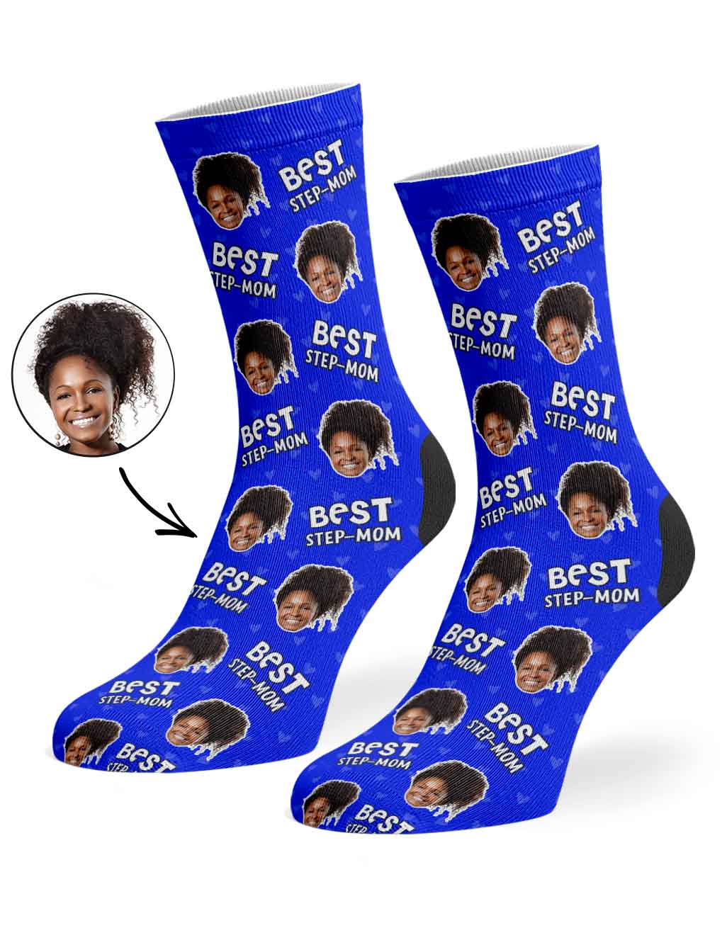 Best Step-Mom Custom Socks