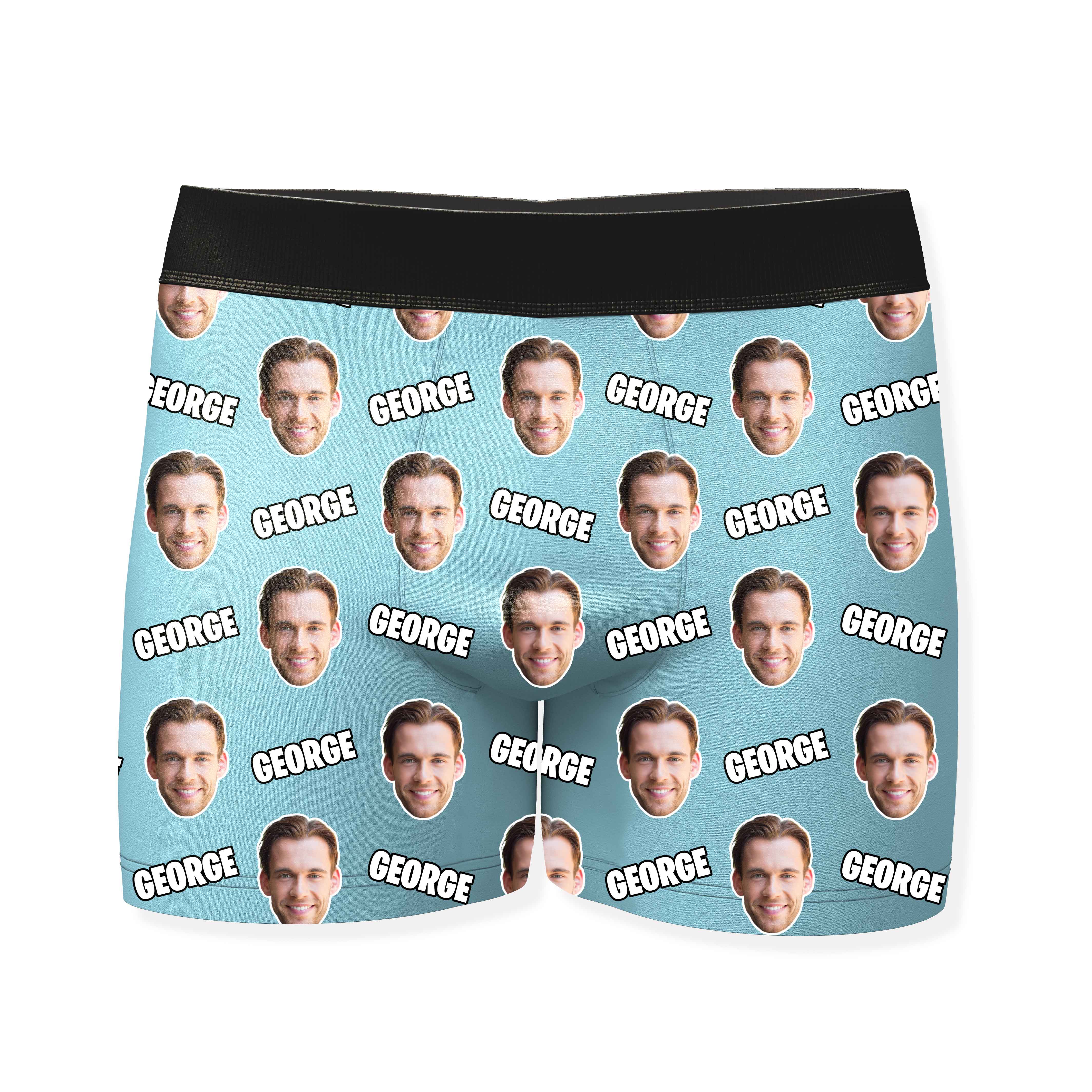 Name and Face Personalized Boxers