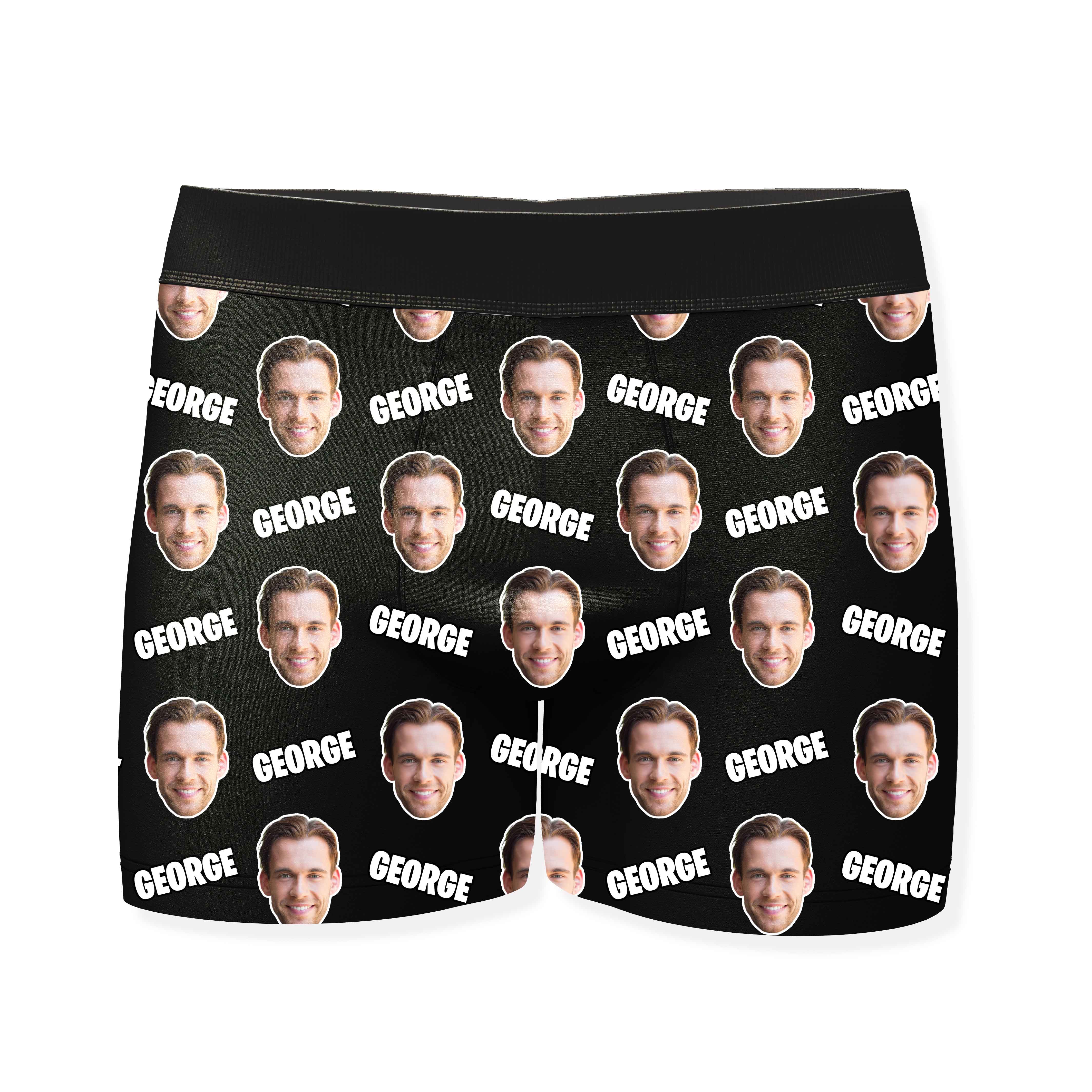 Name and Face Personalized Boxers