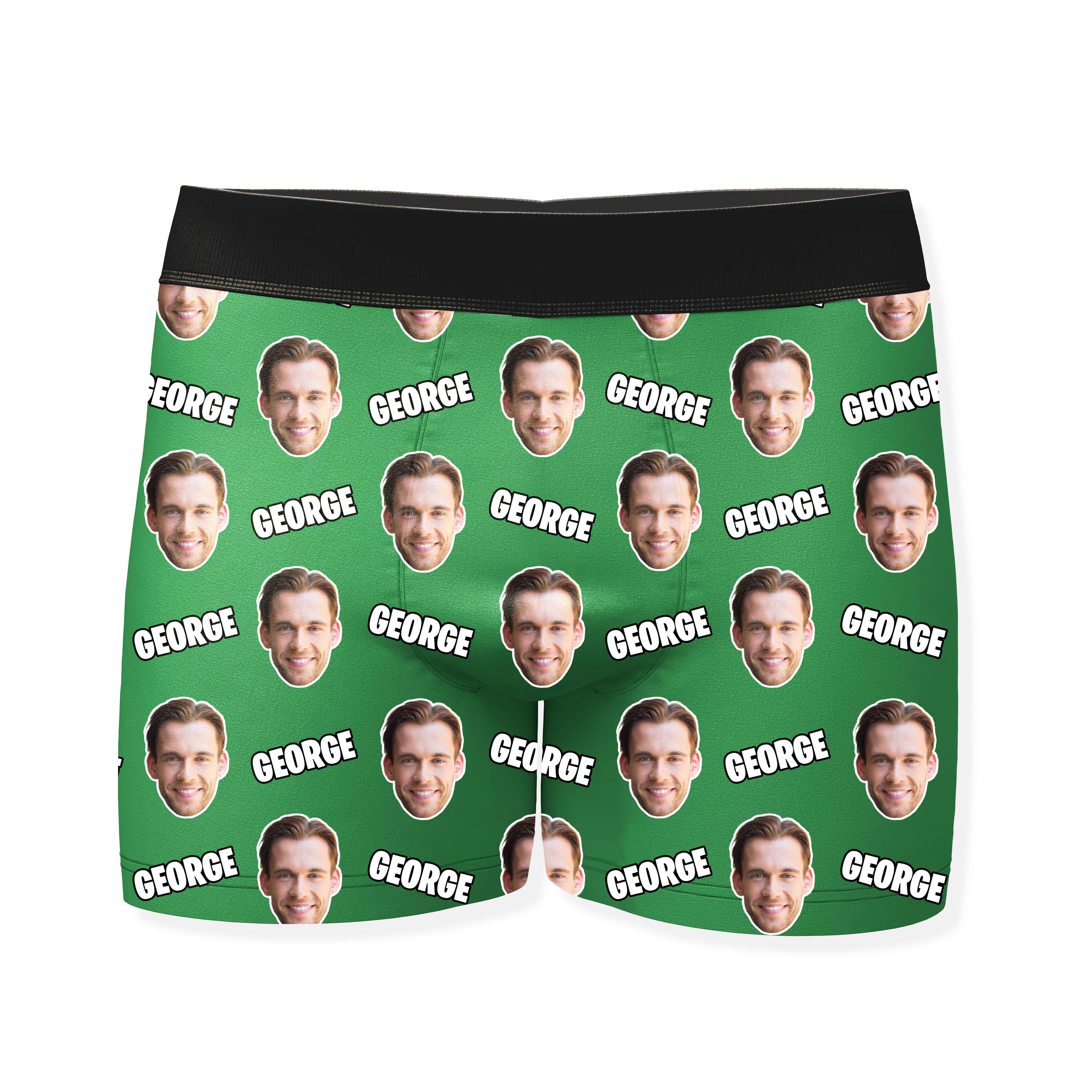 Name and Face Personalized Boxers