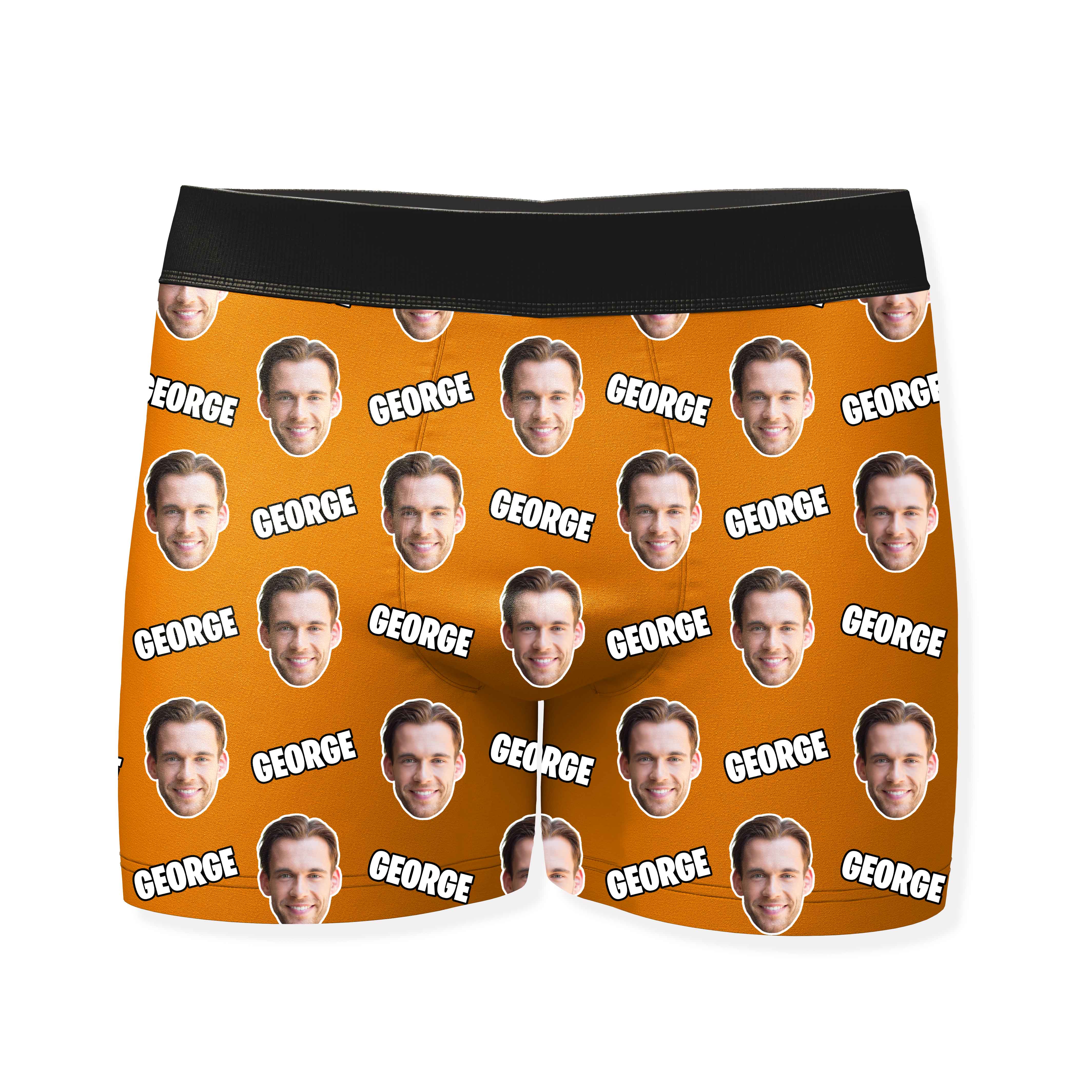Name and Face Personalized Boxers