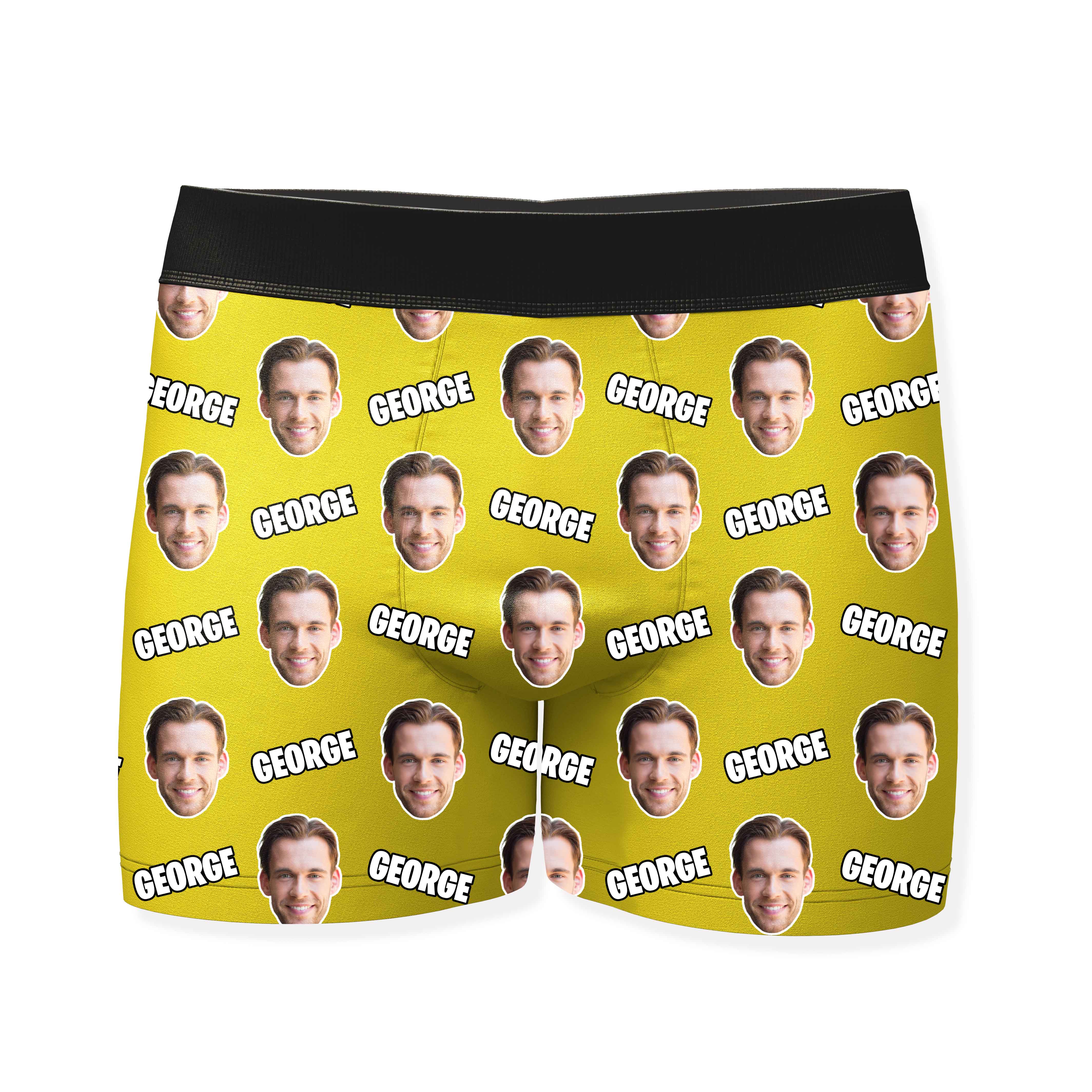 Name and Face Personalized Boxers