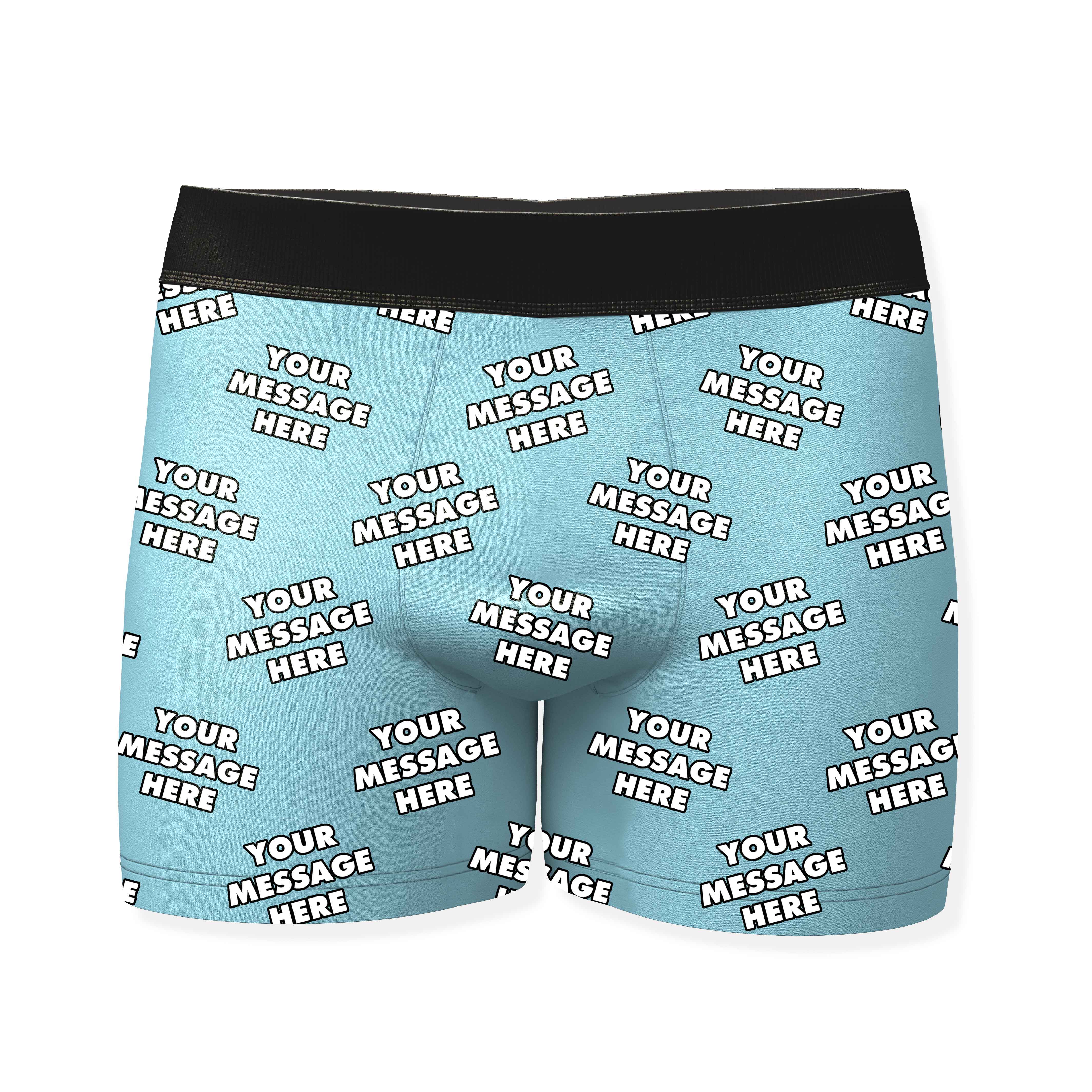 Personalized Boxers With Your Message