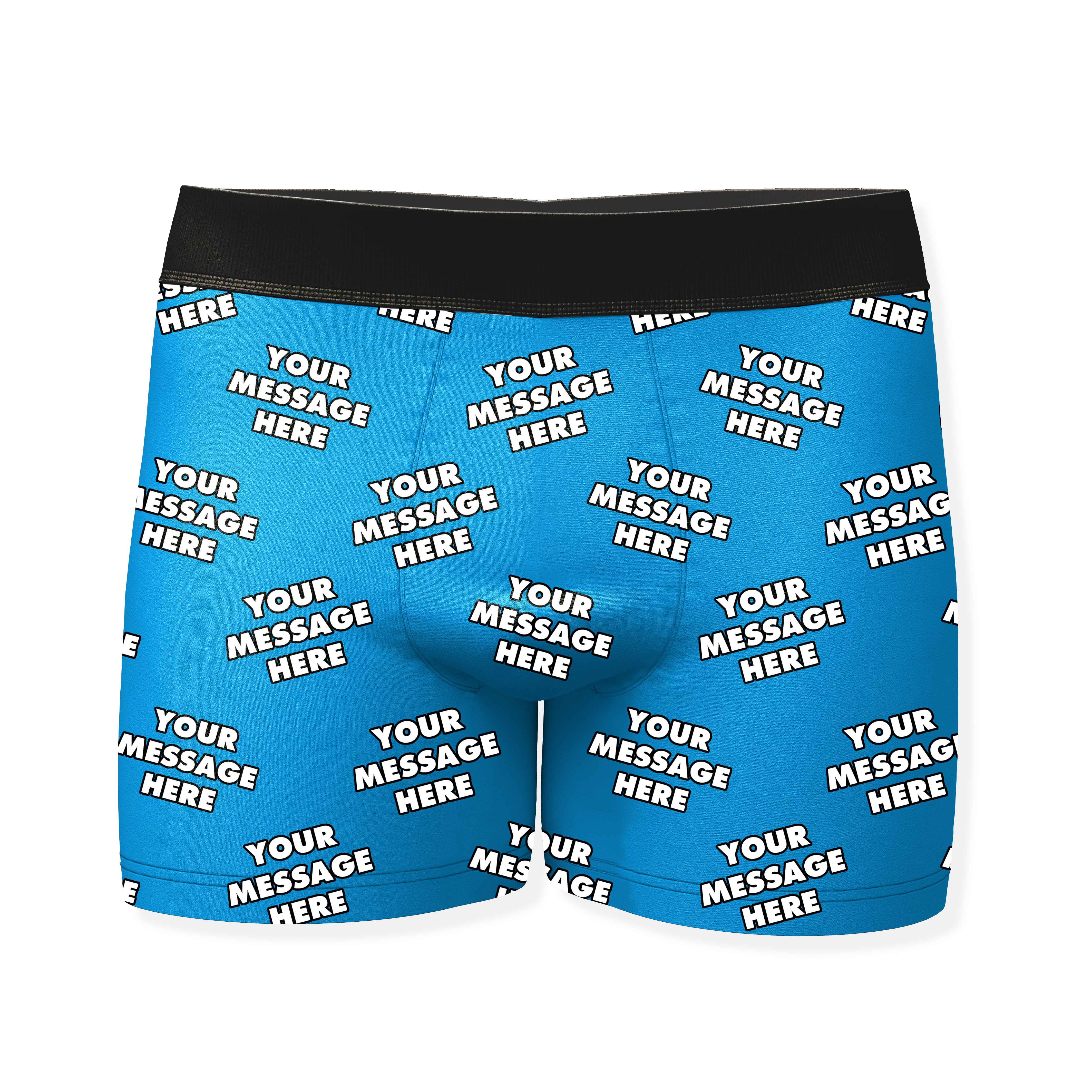 Personalized Boxers With Your Message