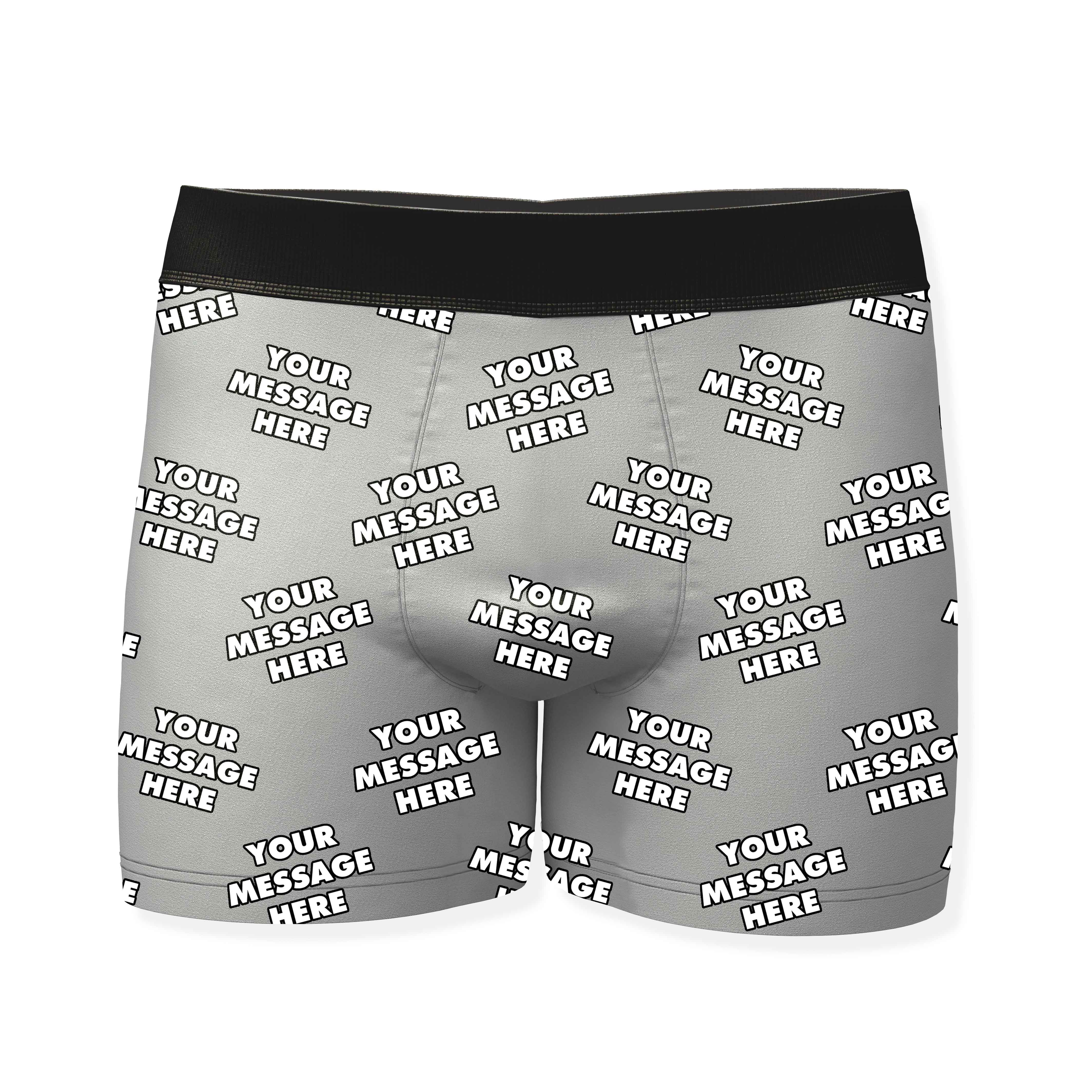 Personalized Boxers With Your Message