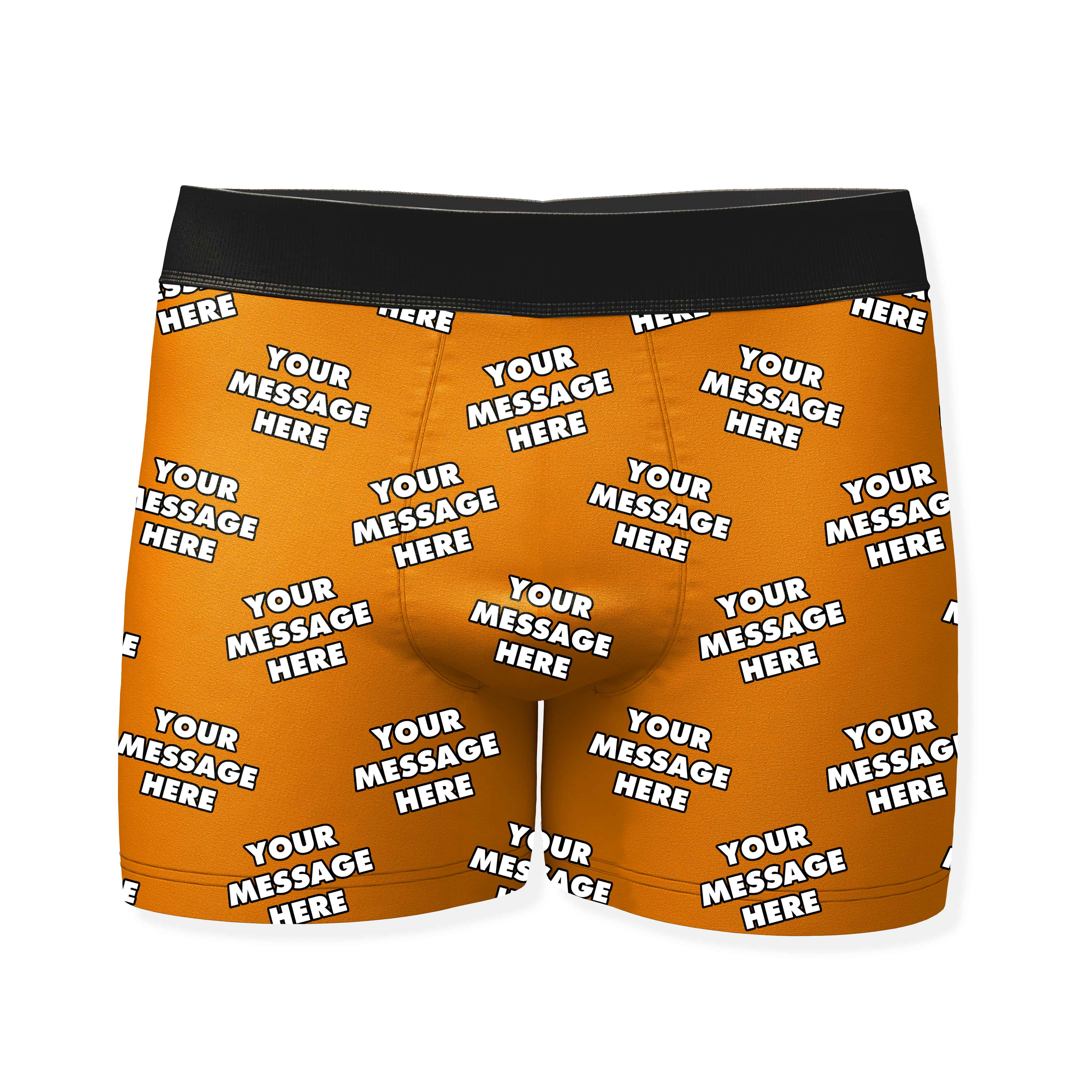 Personalized Boxers With Your Message