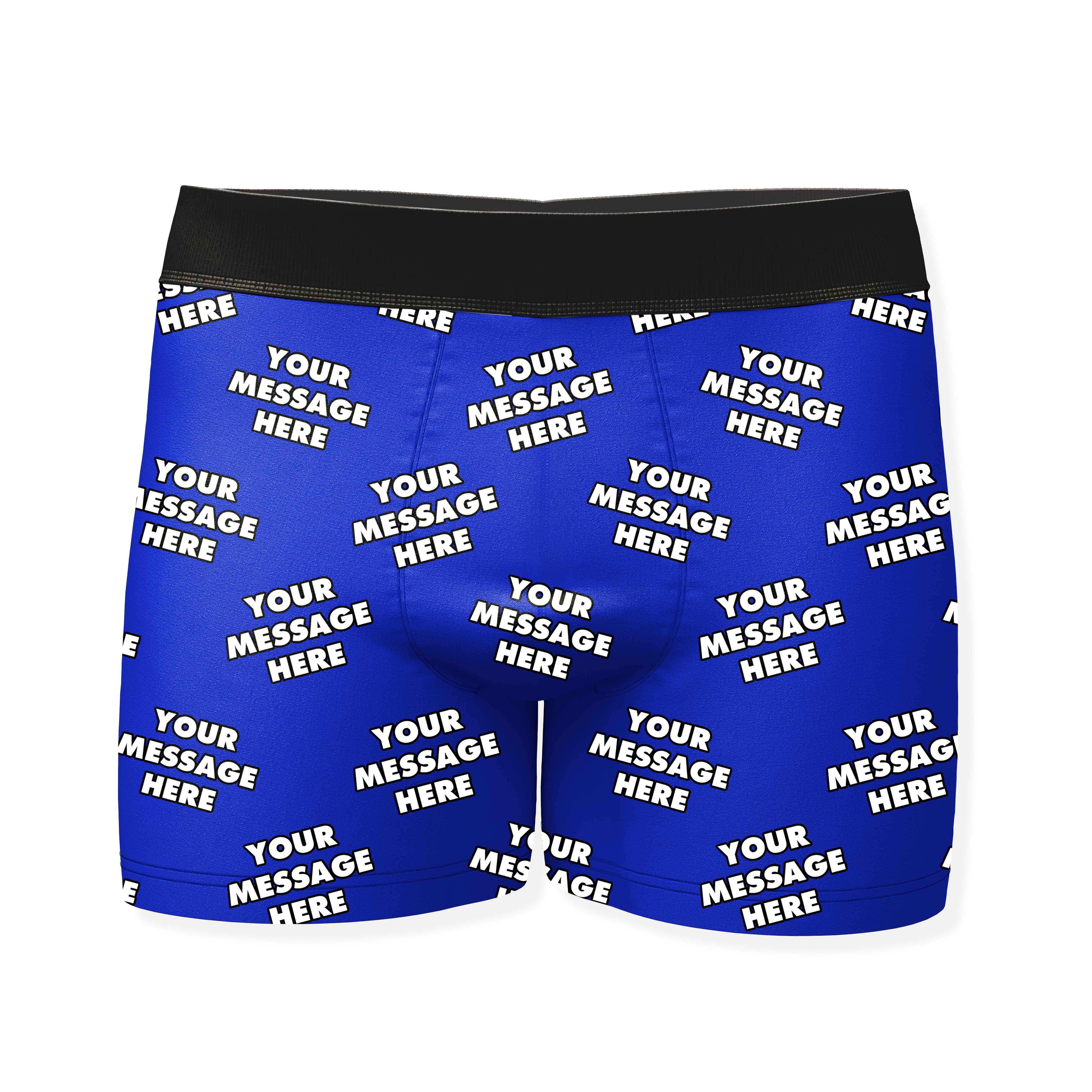 Personalized Boxers With Your Message